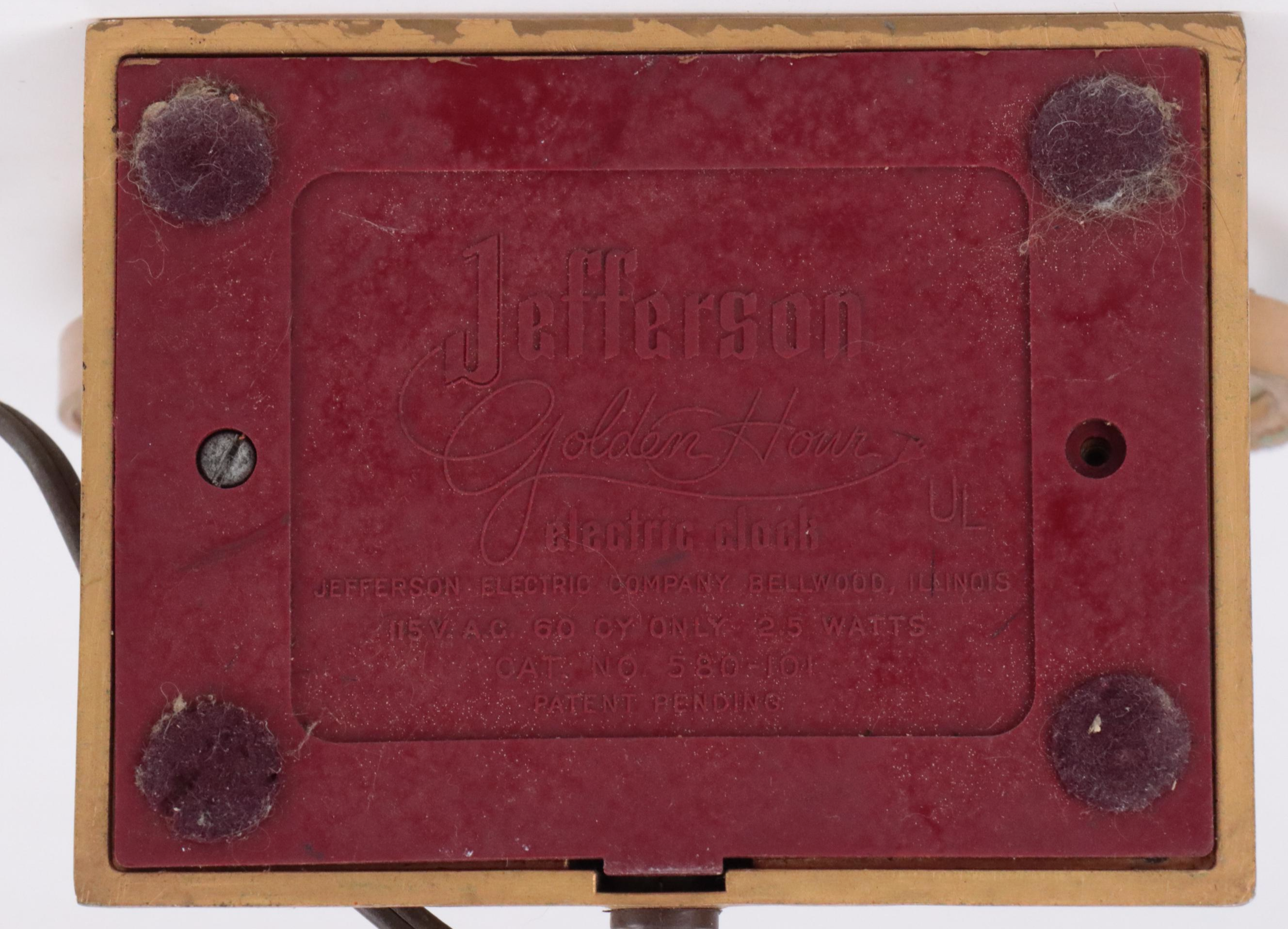 Jefferson "Golden Hour" Mystery Clock