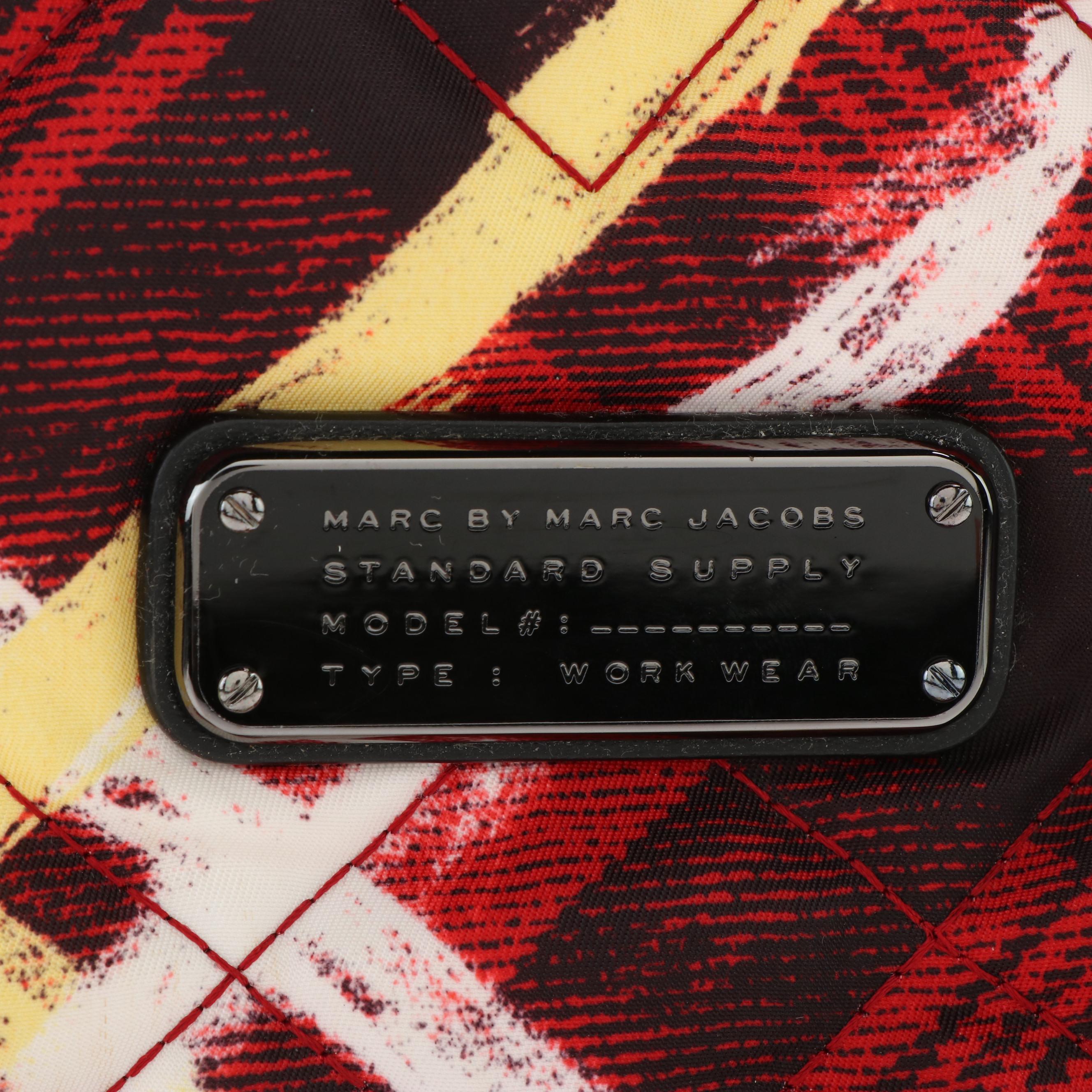 Marc by Marc Jacobs Quilted Backpack in Plaid Nylon