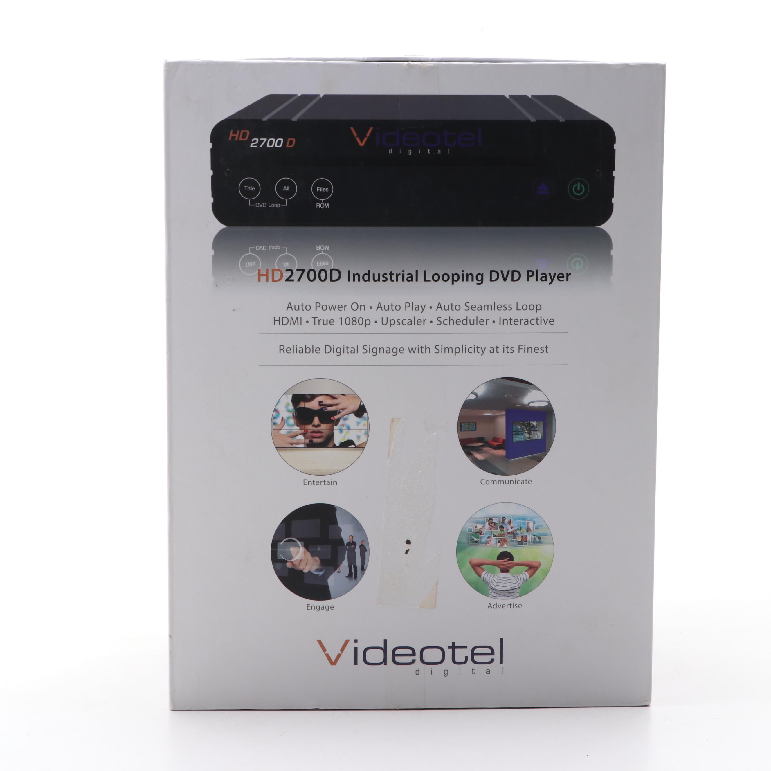 Videotel Digital Industrial Looping DVD Player