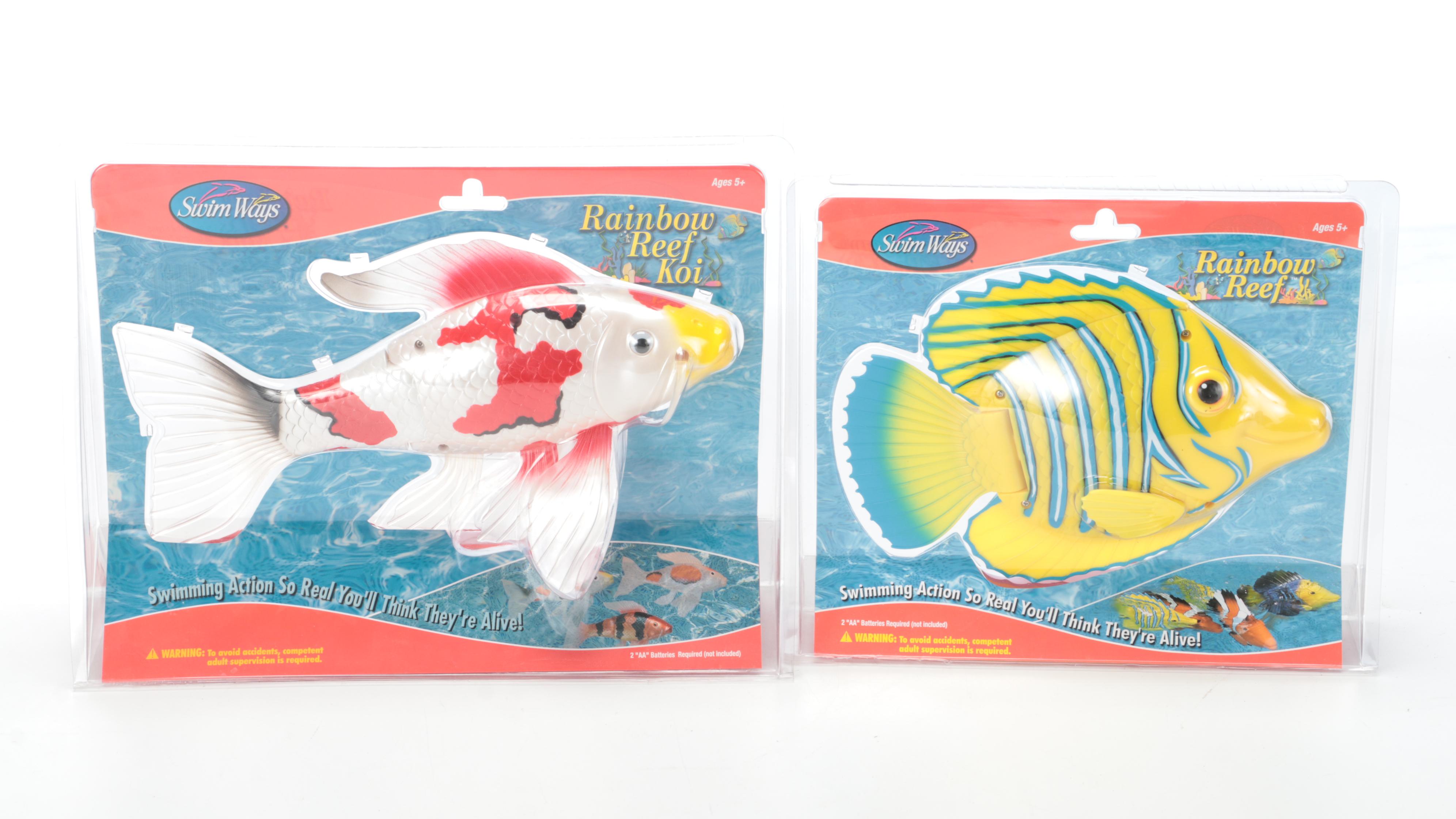 Swim Ways "Rainbow Reef" and More Fish Toys