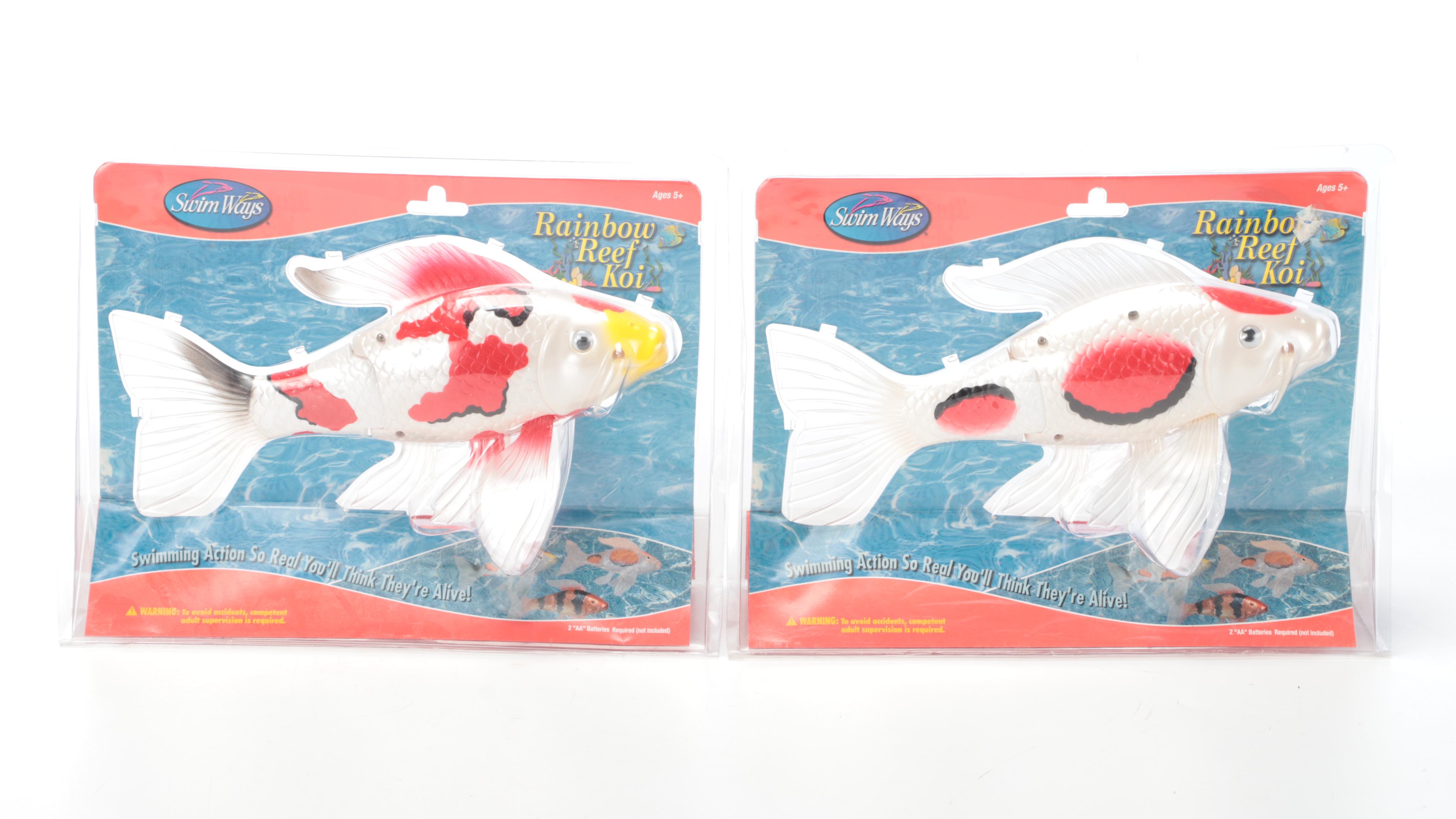 Swim Ways "Rainbow Reef Koi" and More Fish Toys