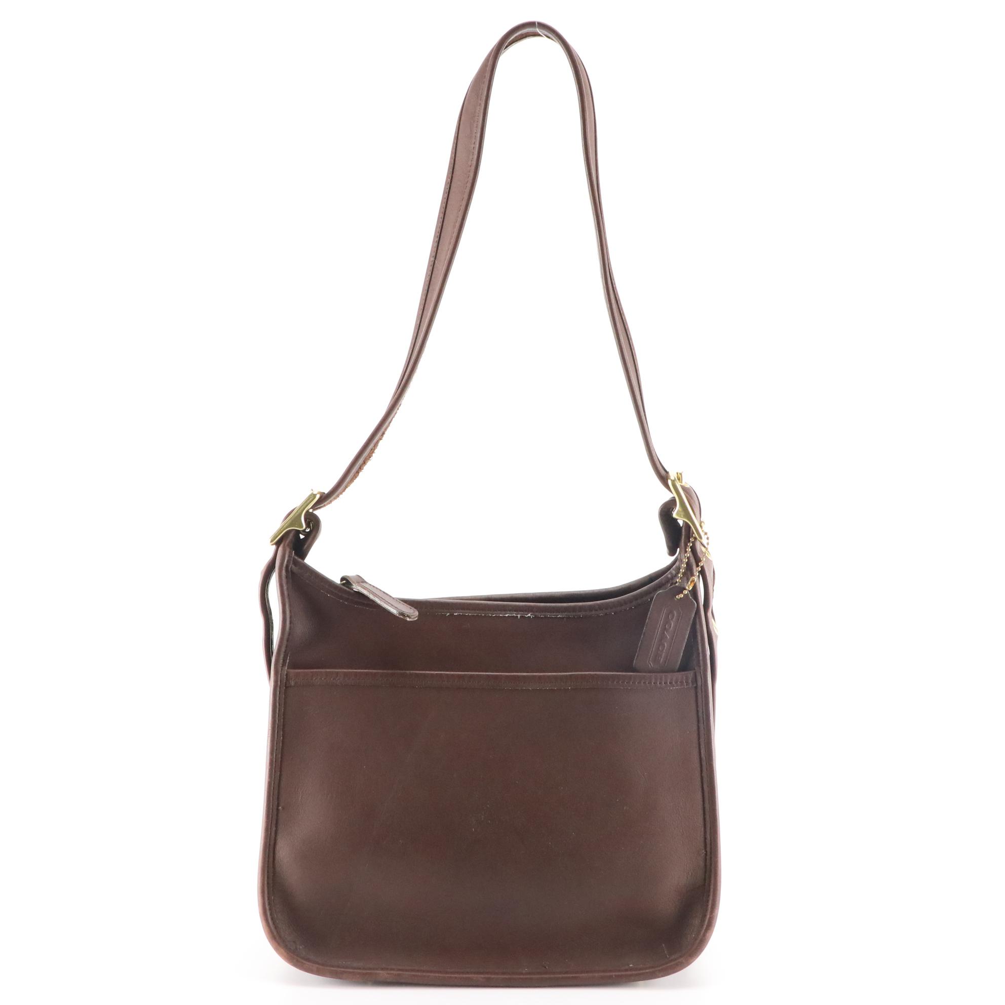 Coach Brown and Grey Leather Shoulder and Crossbody Bags