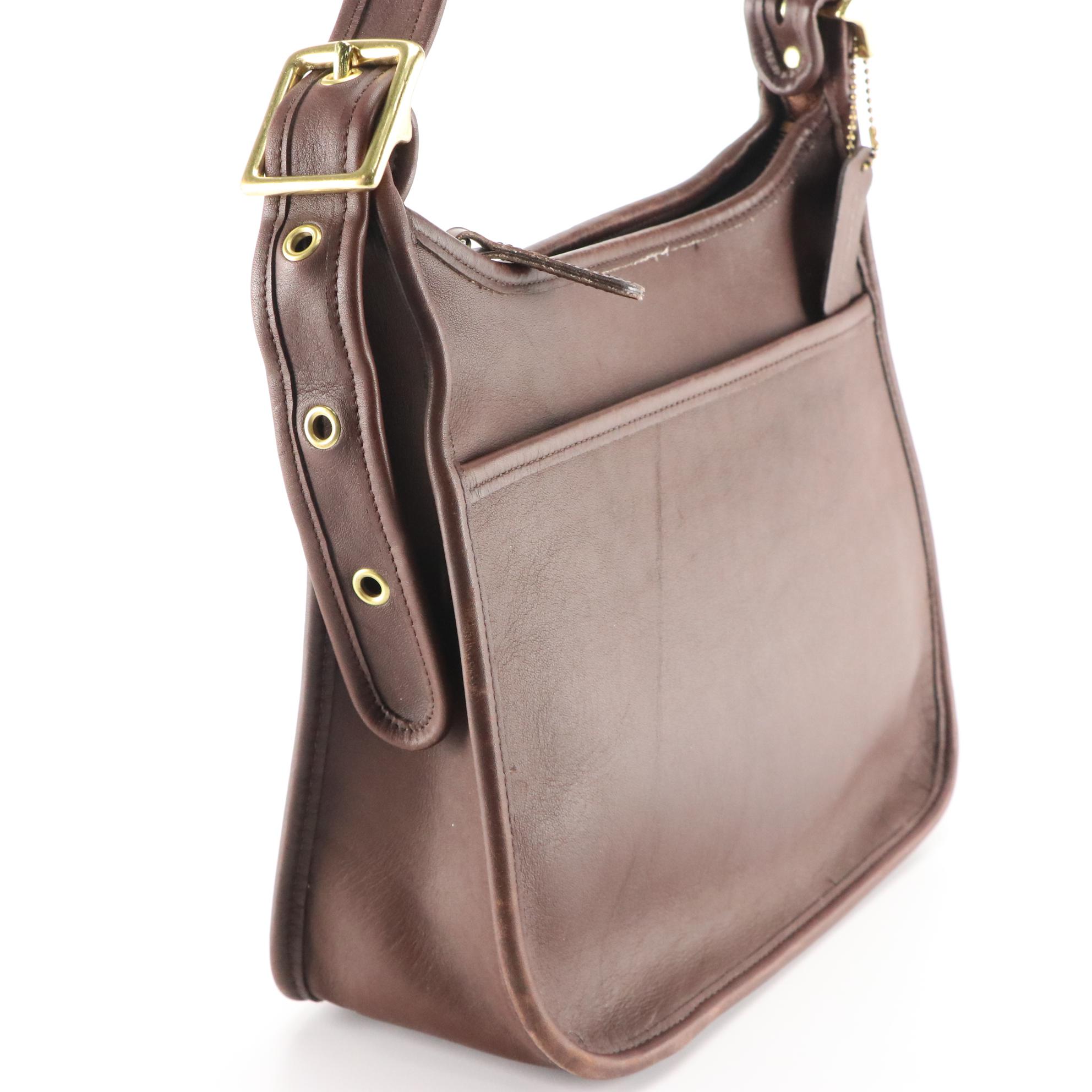 Coach Brown and Grey Leather Shoulder and Crossbody Bags