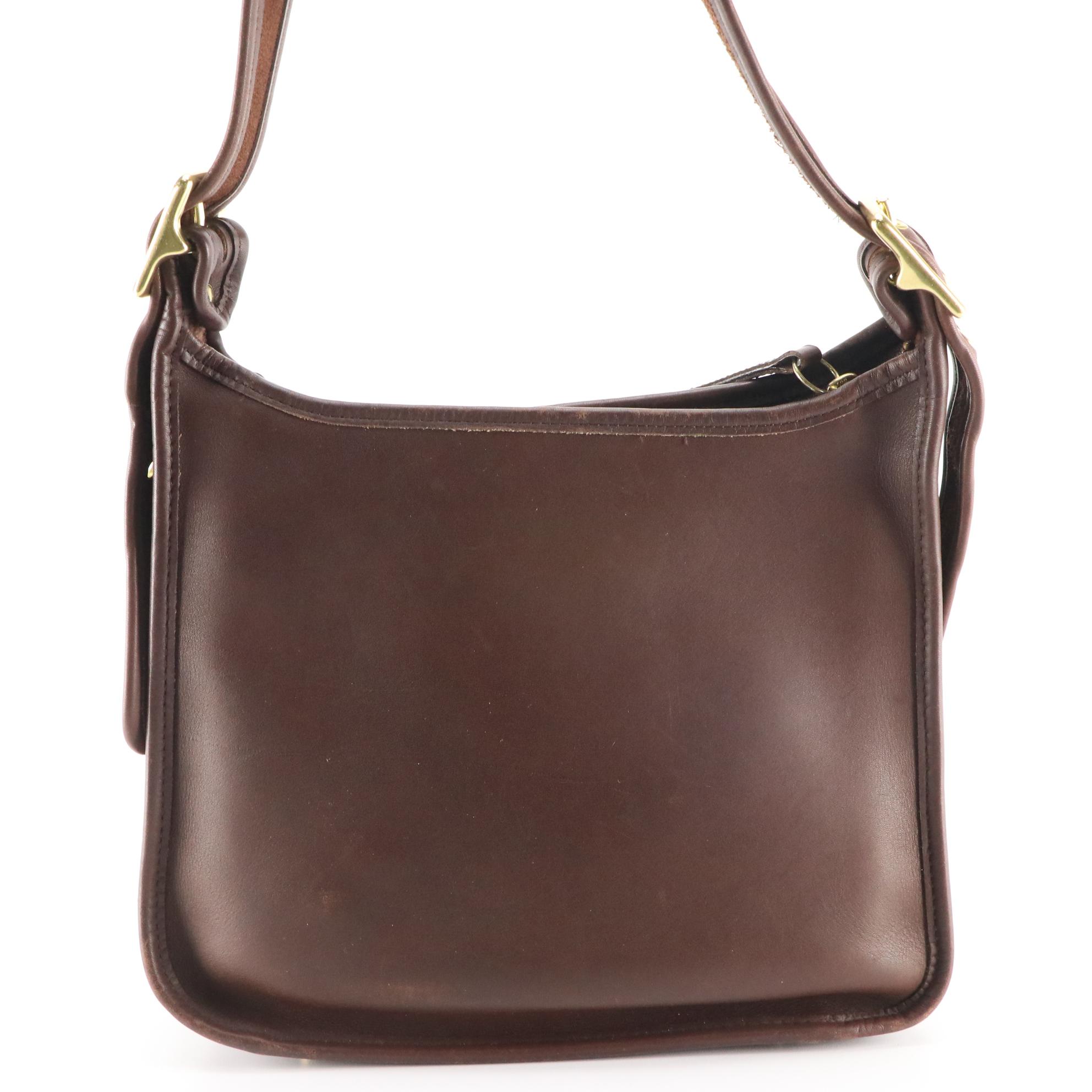 Coach Brown and Grey Leather Shoulder and Crossbody Bags