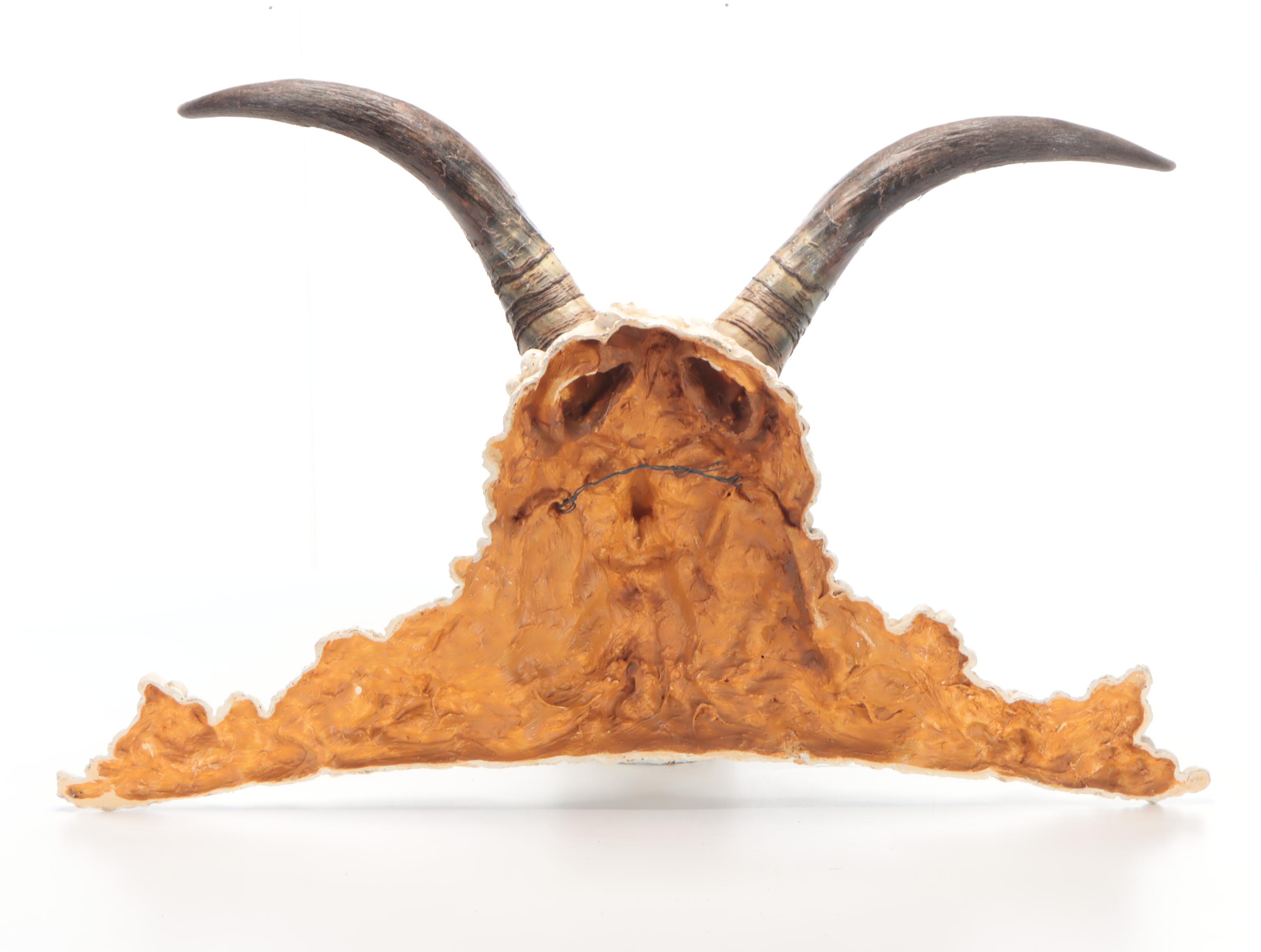 Mold Cast Bacchus With Goat Horns Wall Hanging