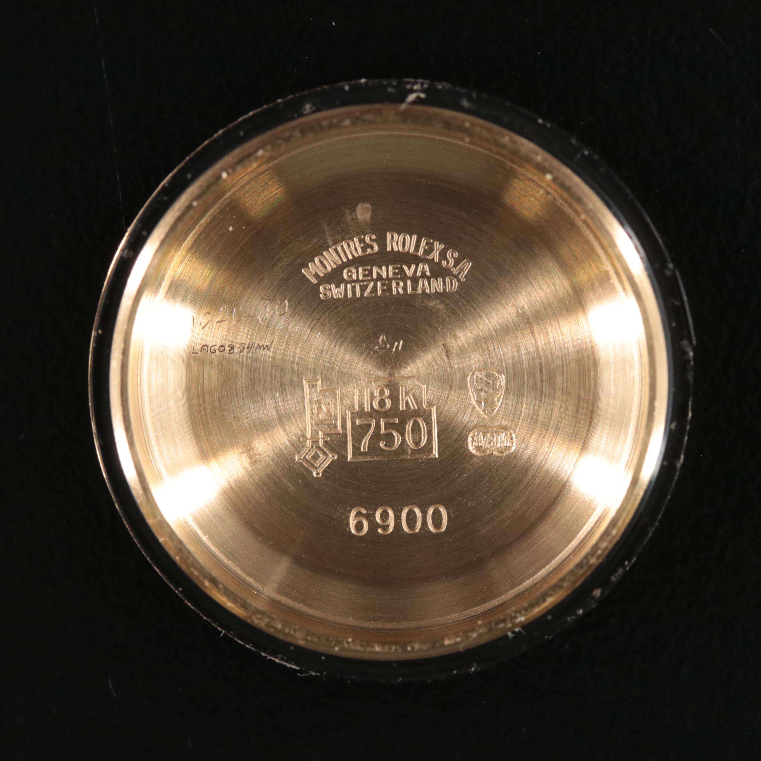 1978 Rolex 18K Custom Diamond Dial Datejust Watch