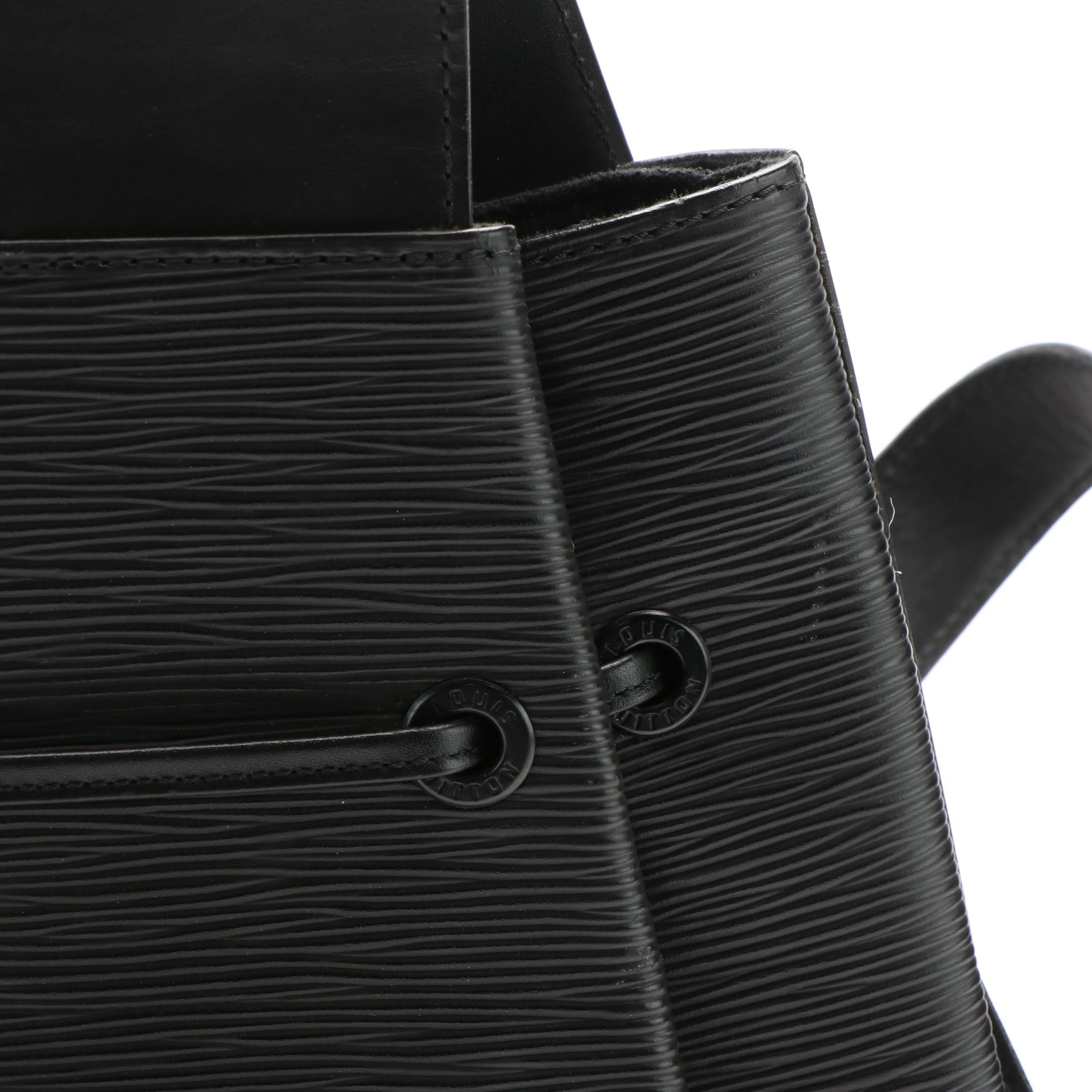 Louis Vuitton Sac a Dos Drawstring Epi Leather Backpack Shoulder Bag