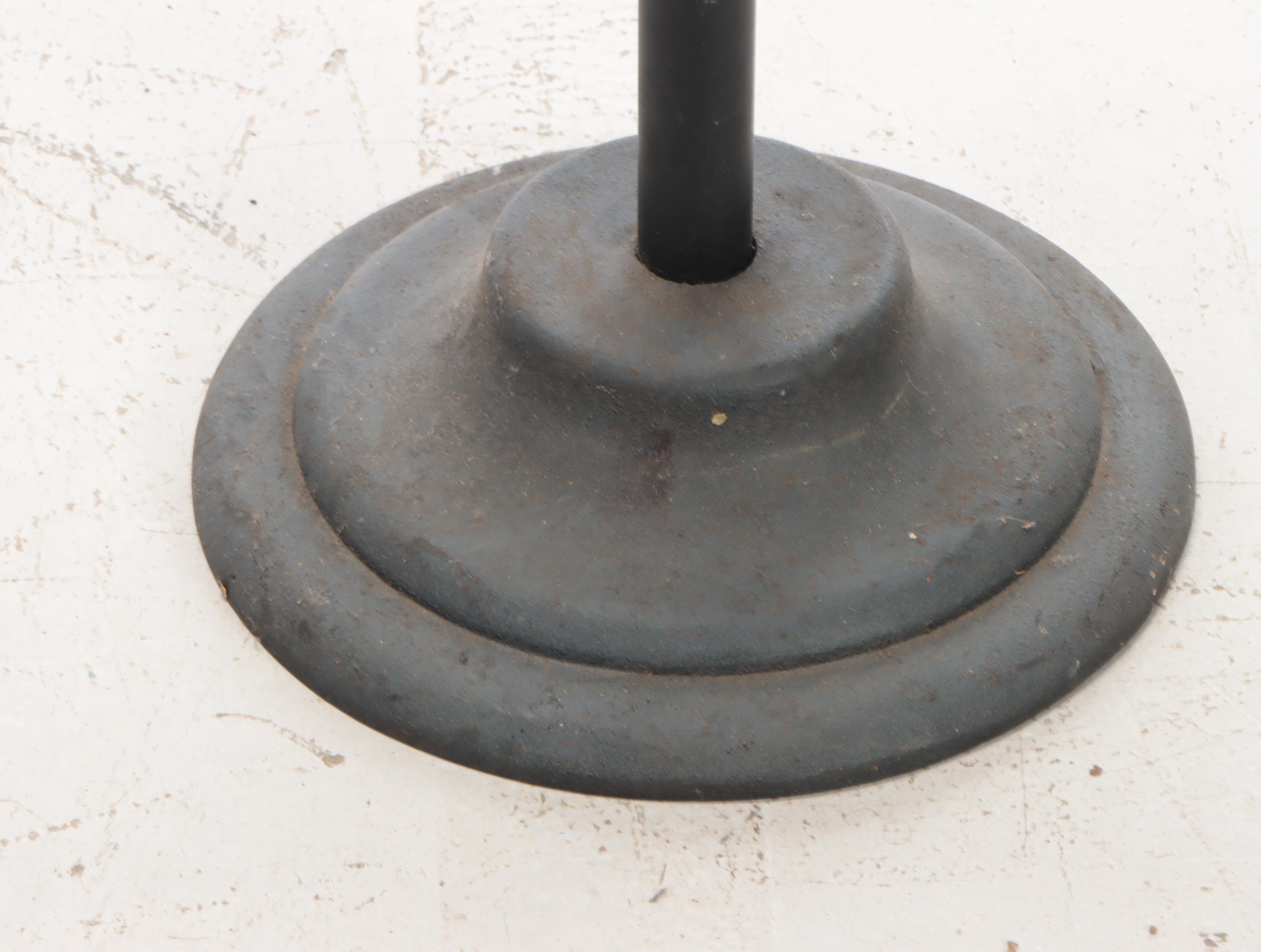 Demarco Funeral Home "No Parking" Parking Lot Stanchion Sign