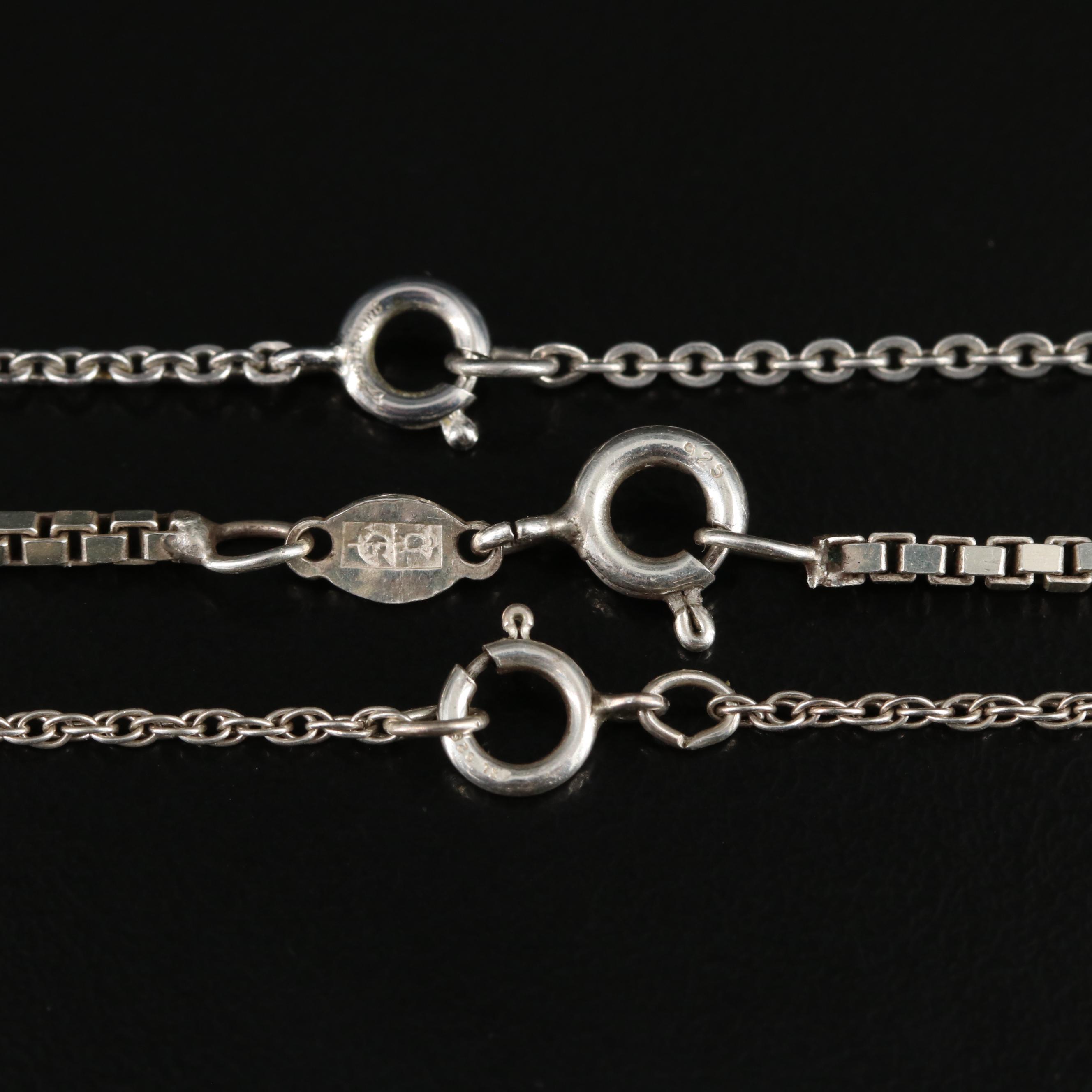 Sterling Labradorite, Sagenitic Quartz and Gemstone Pendant Necklaces