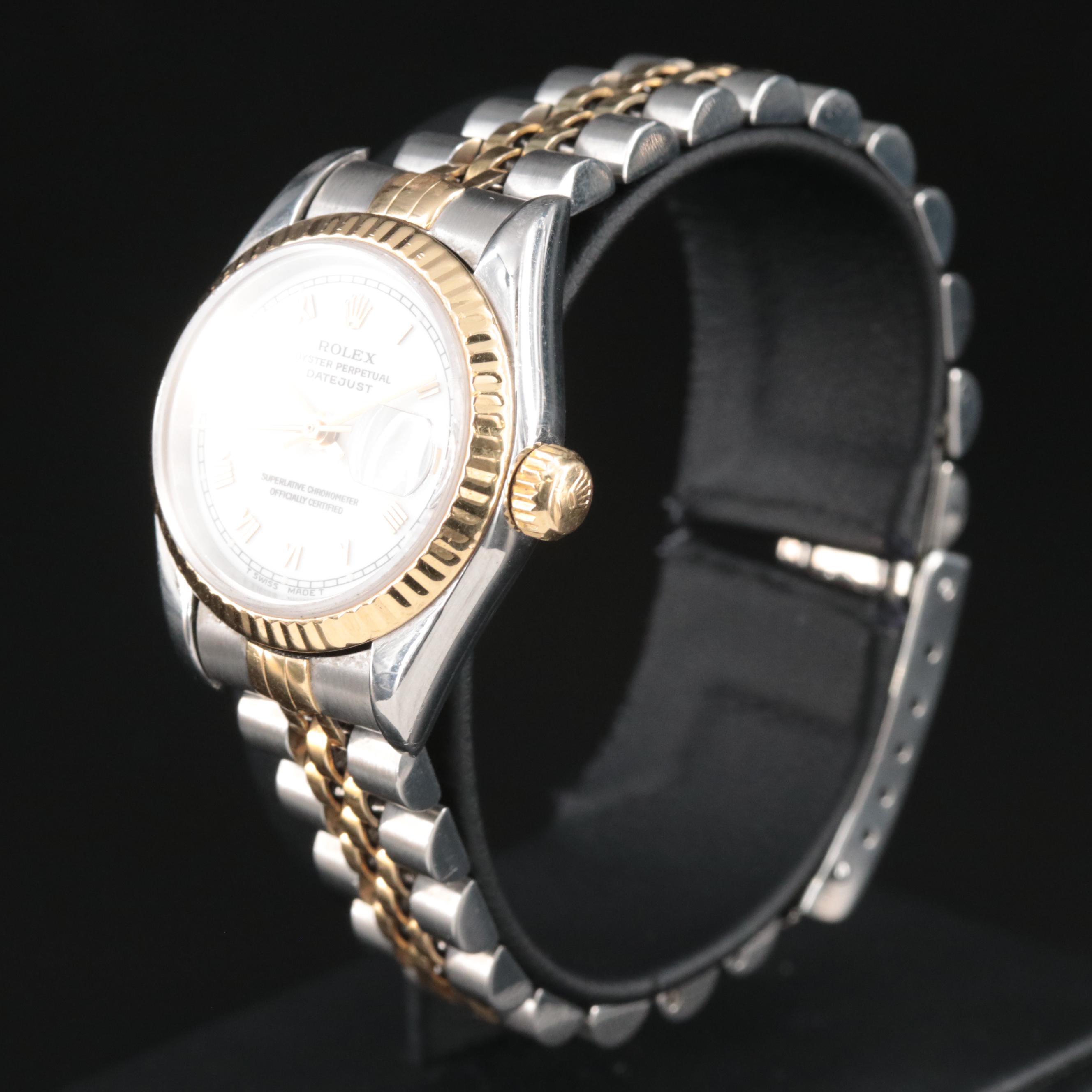 1993-94 Rolex White Roman Dial Datejust Watch