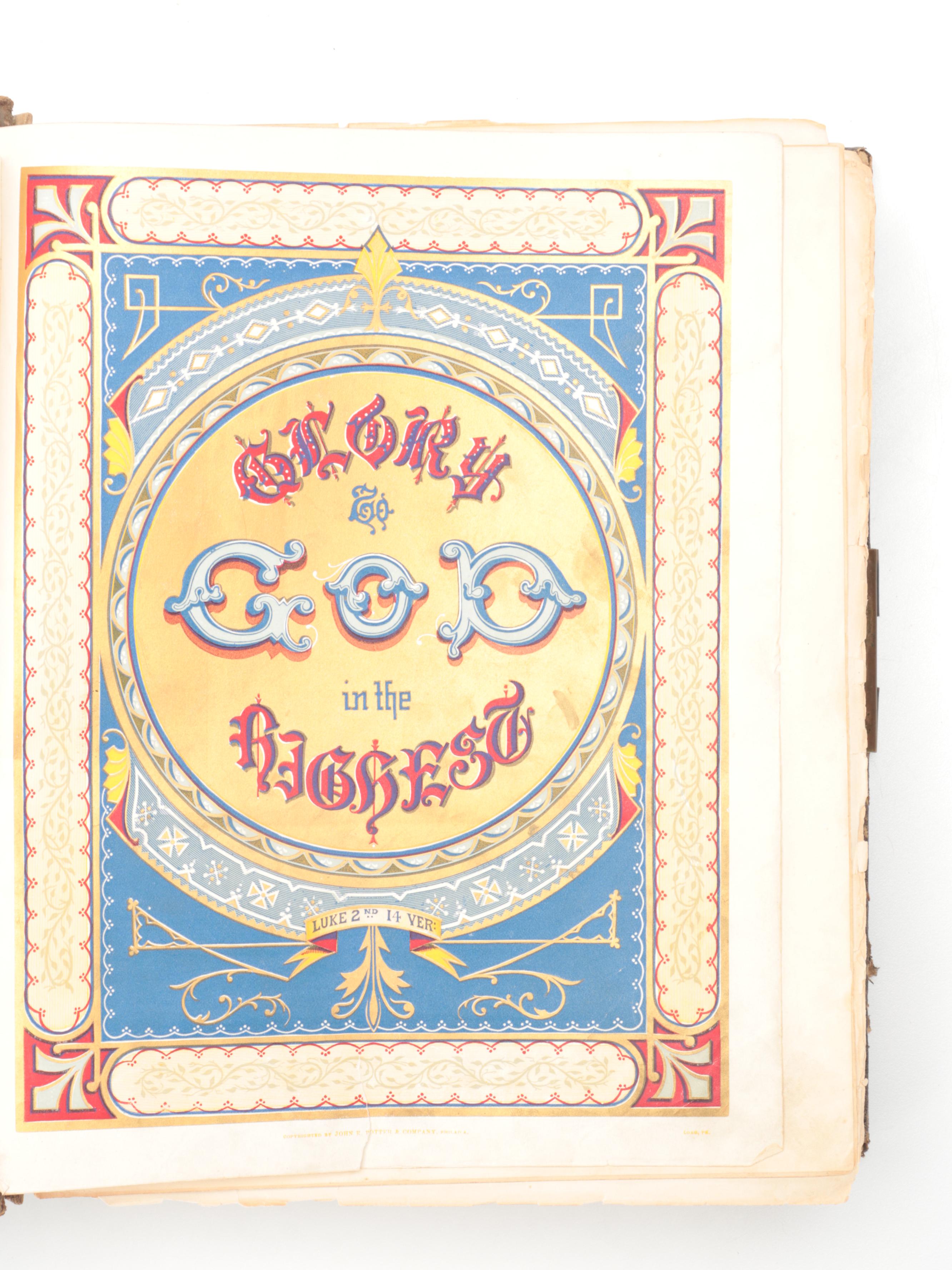 The Illustrated Explanatory Family Bible, 1880s