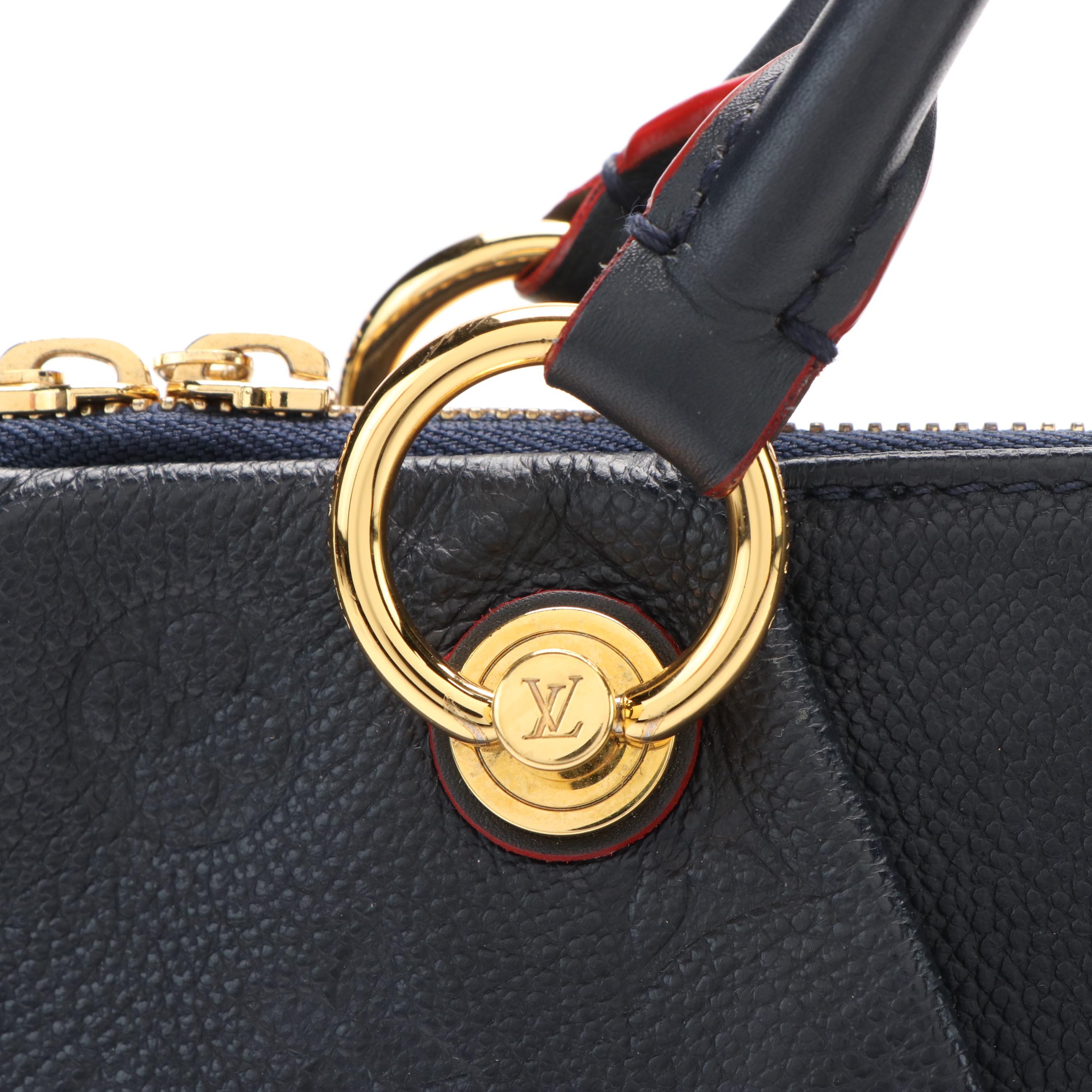 Louis Vuitton Monogram Empreinte Leather V Tote Bag