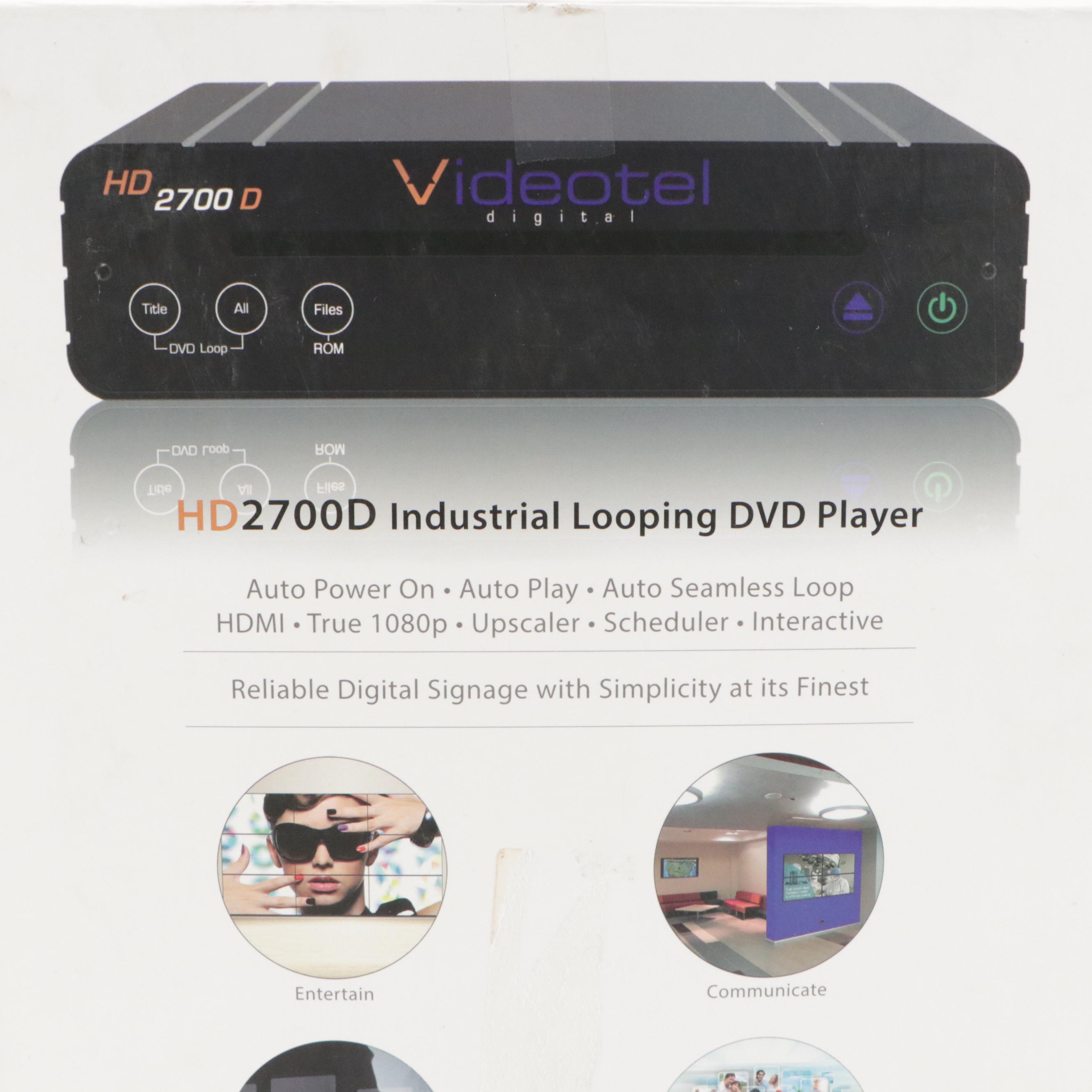 Videotel Digital Industrial Looping DVD Player