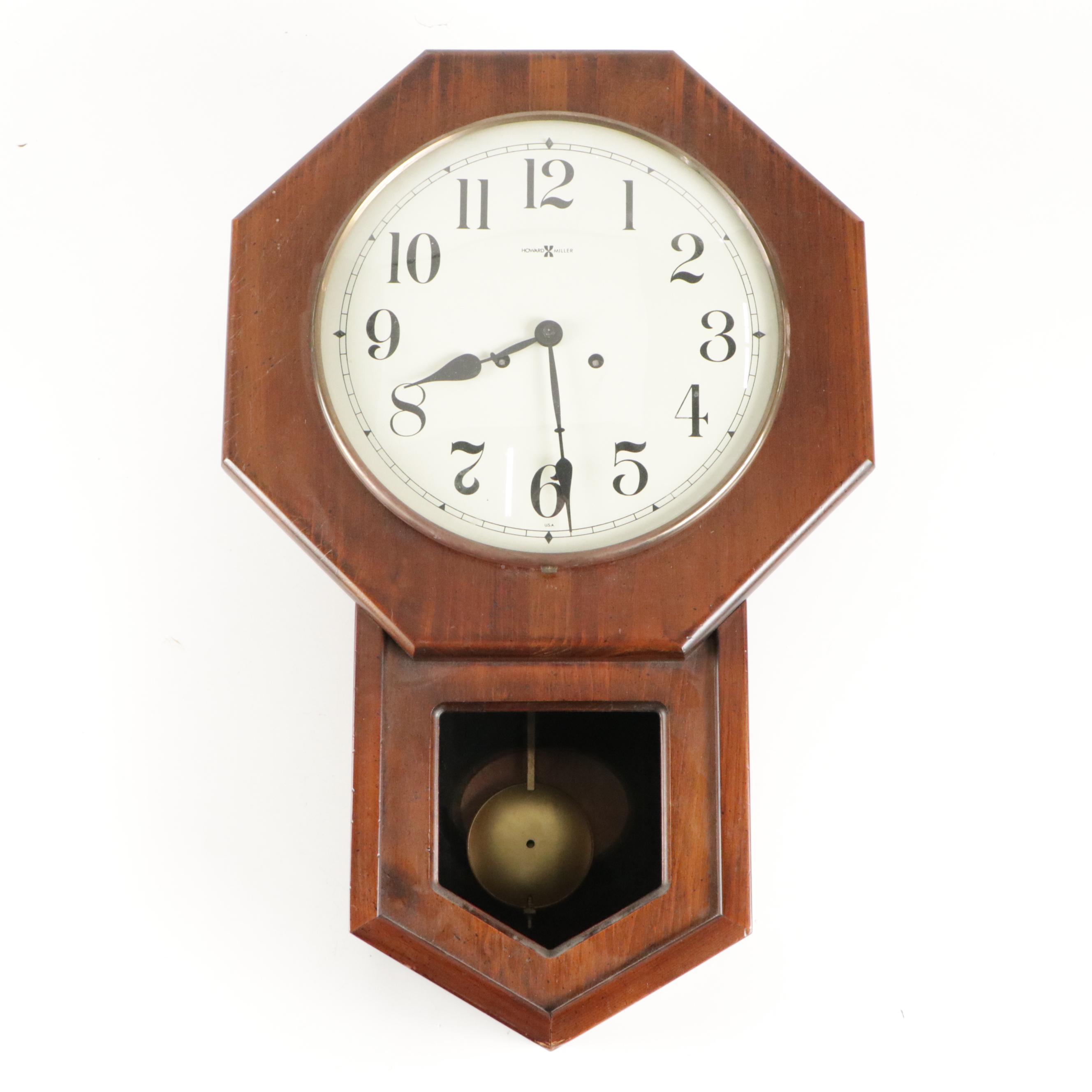 Howard Miller Wooden Octagonal Wall Clock EBTH