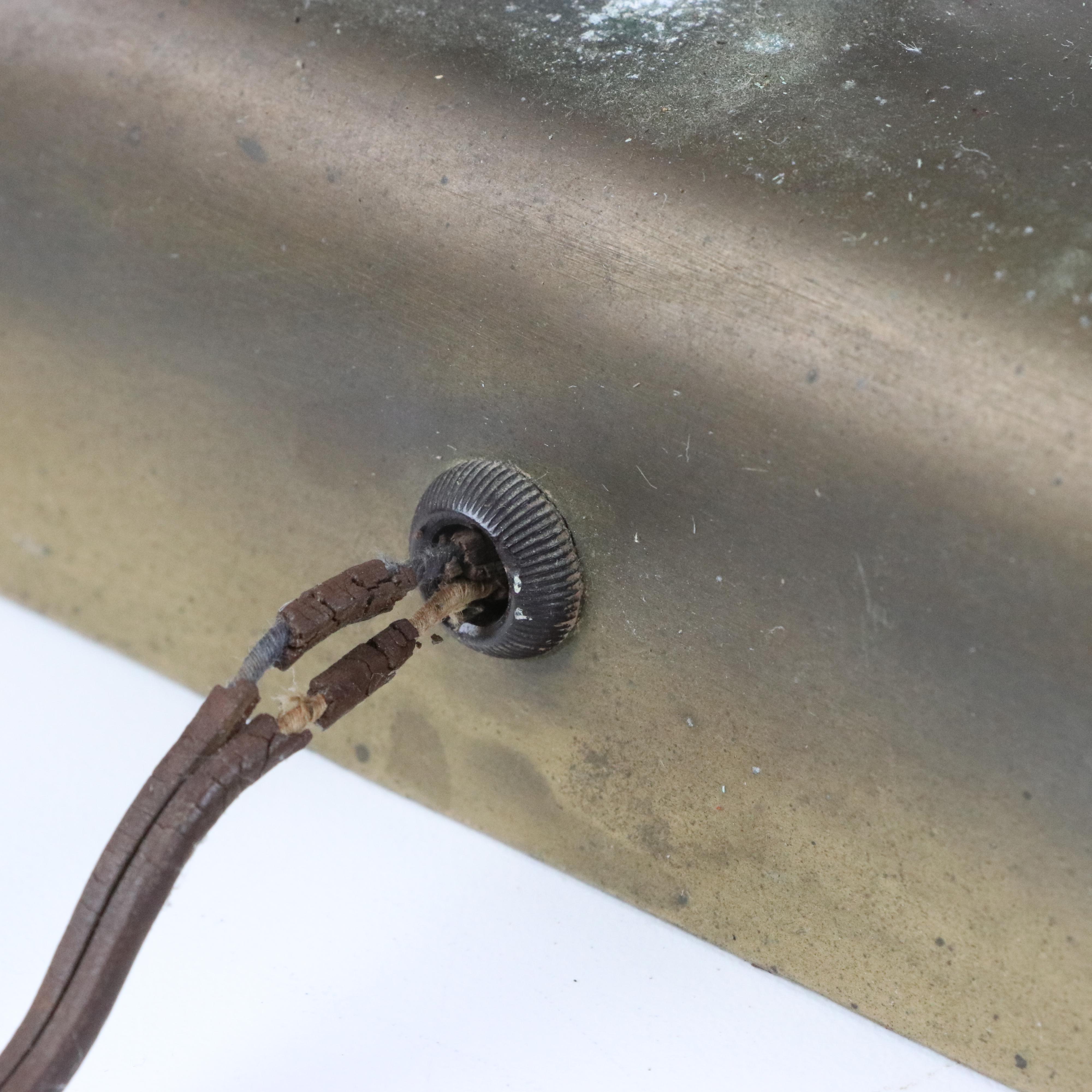 Brass and Copper Color Metal Desk Lamp and Other Neoclassical Style Lamp