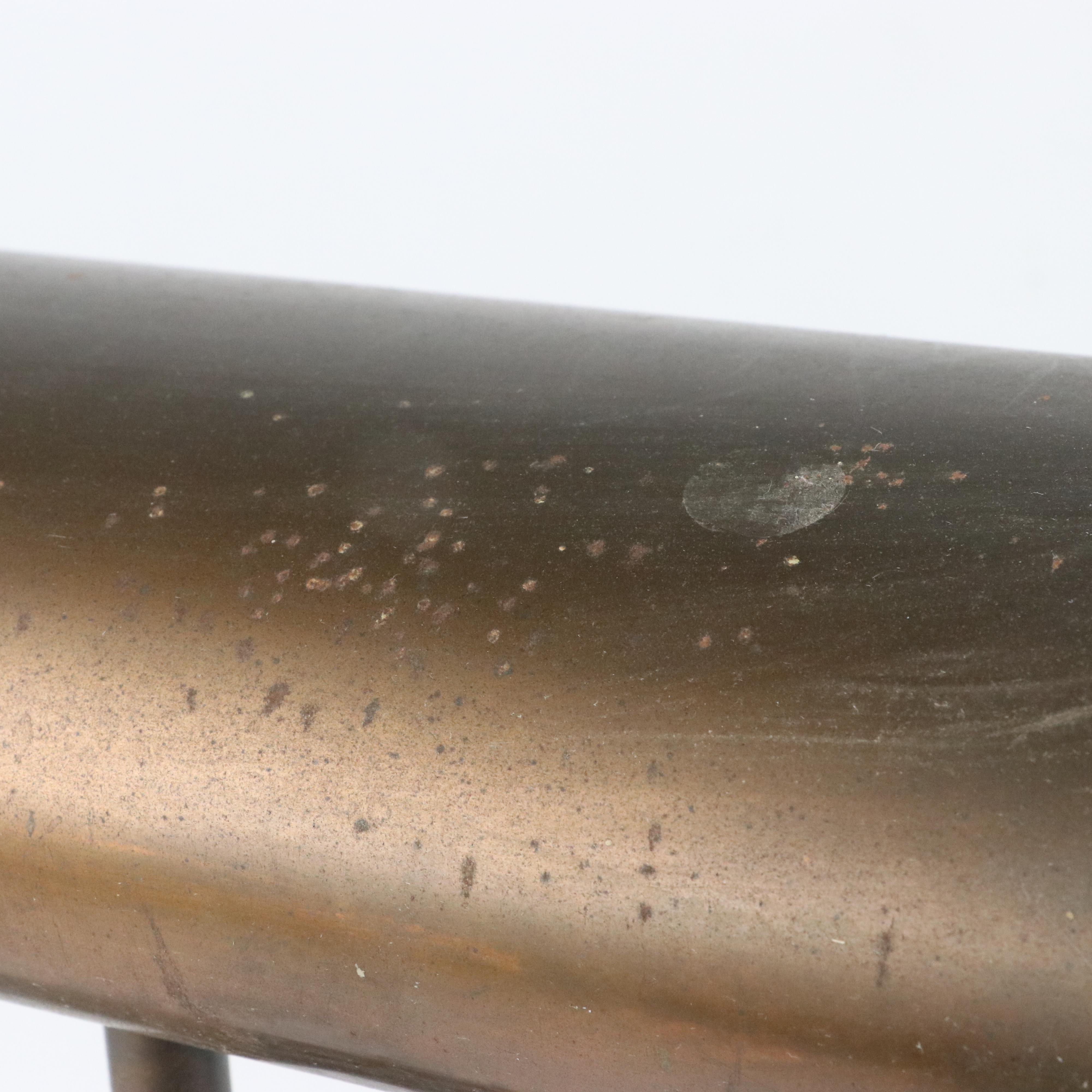 Brass and Copper Color Metal Desk Lamp and Other Neoclassical Style Lamp