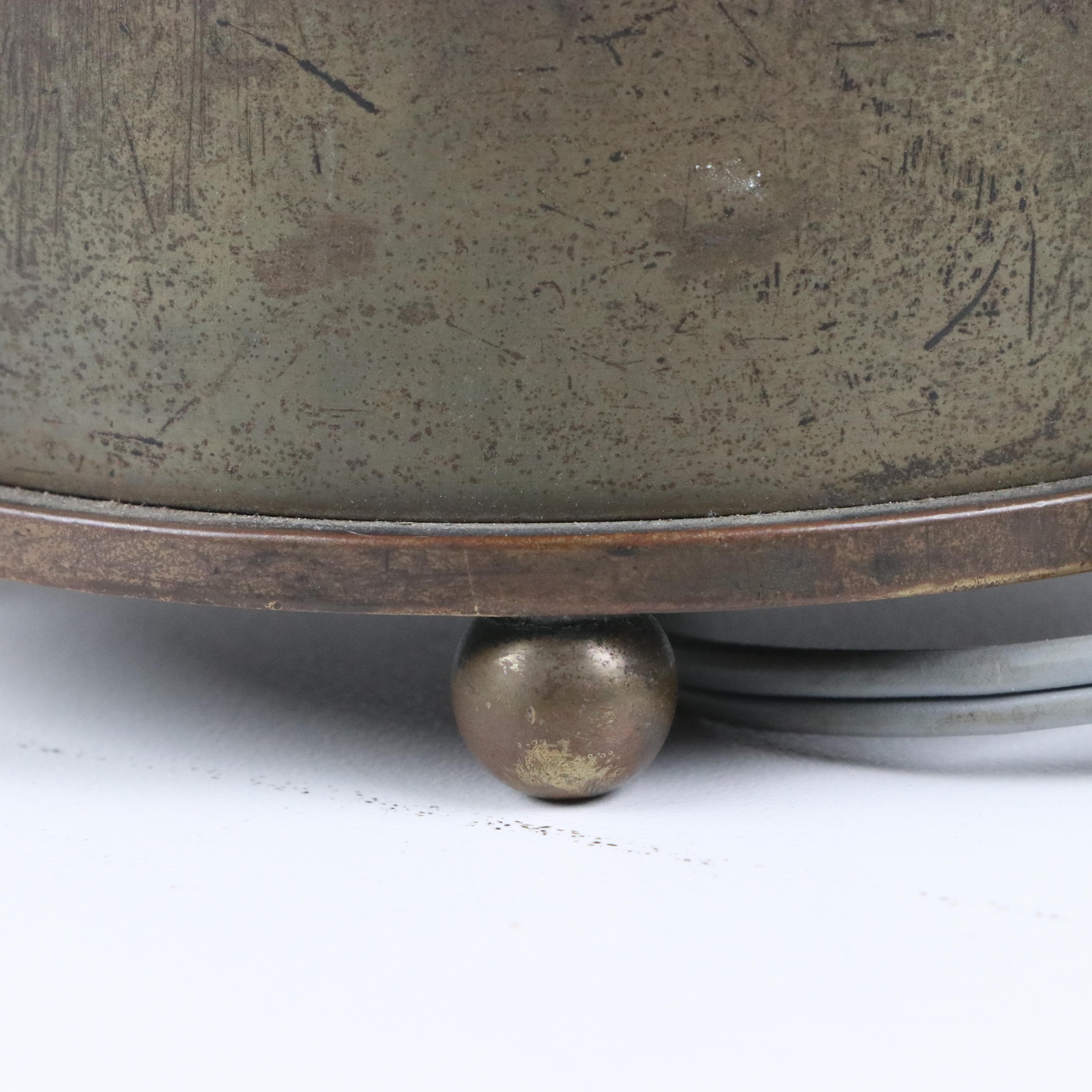 Brass and Copper Color Metal Desk Lamp and Other Neoclassical Style Lamp