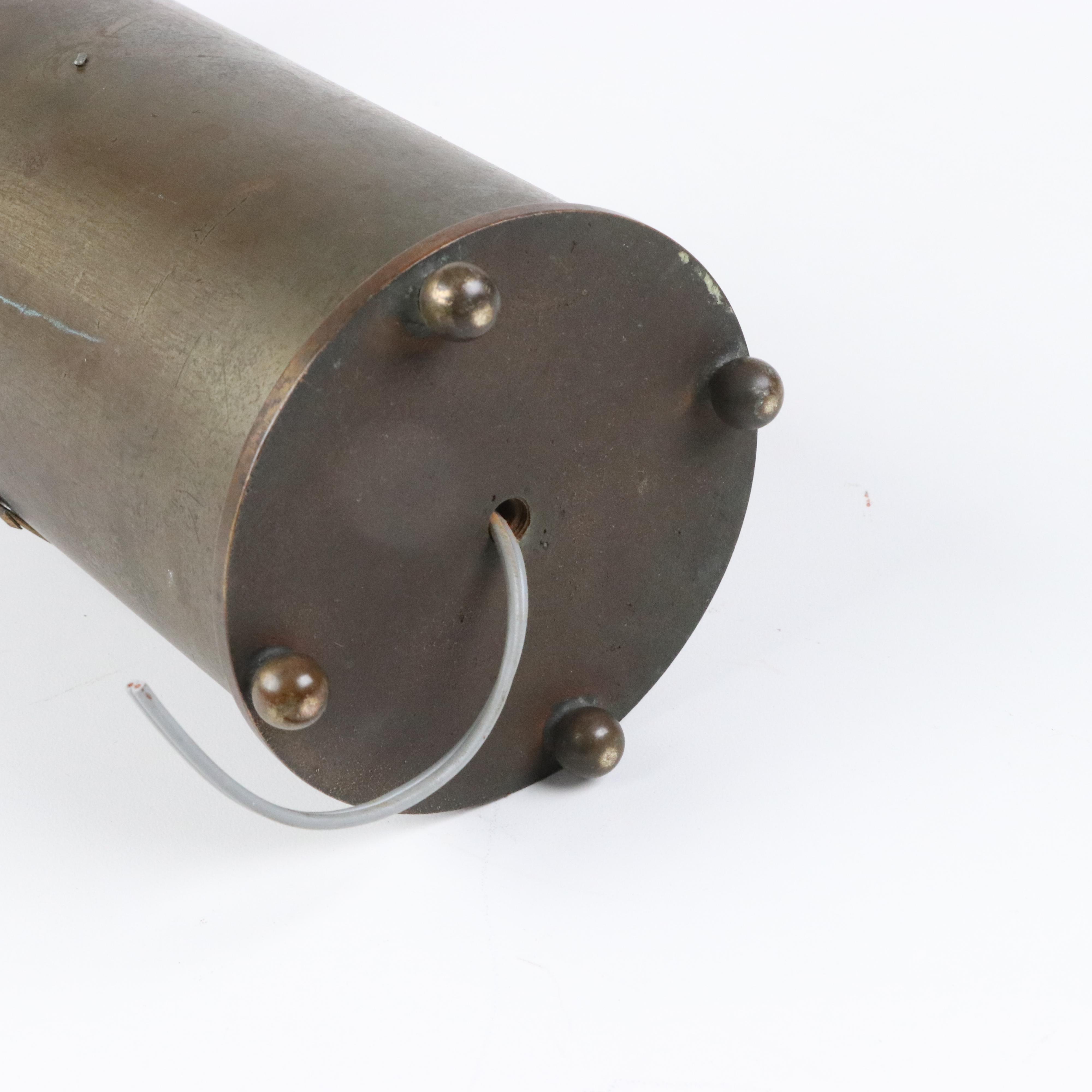 Brass and Copper Color Metal Desk Lamp and Other Neoclassical Style Lamp