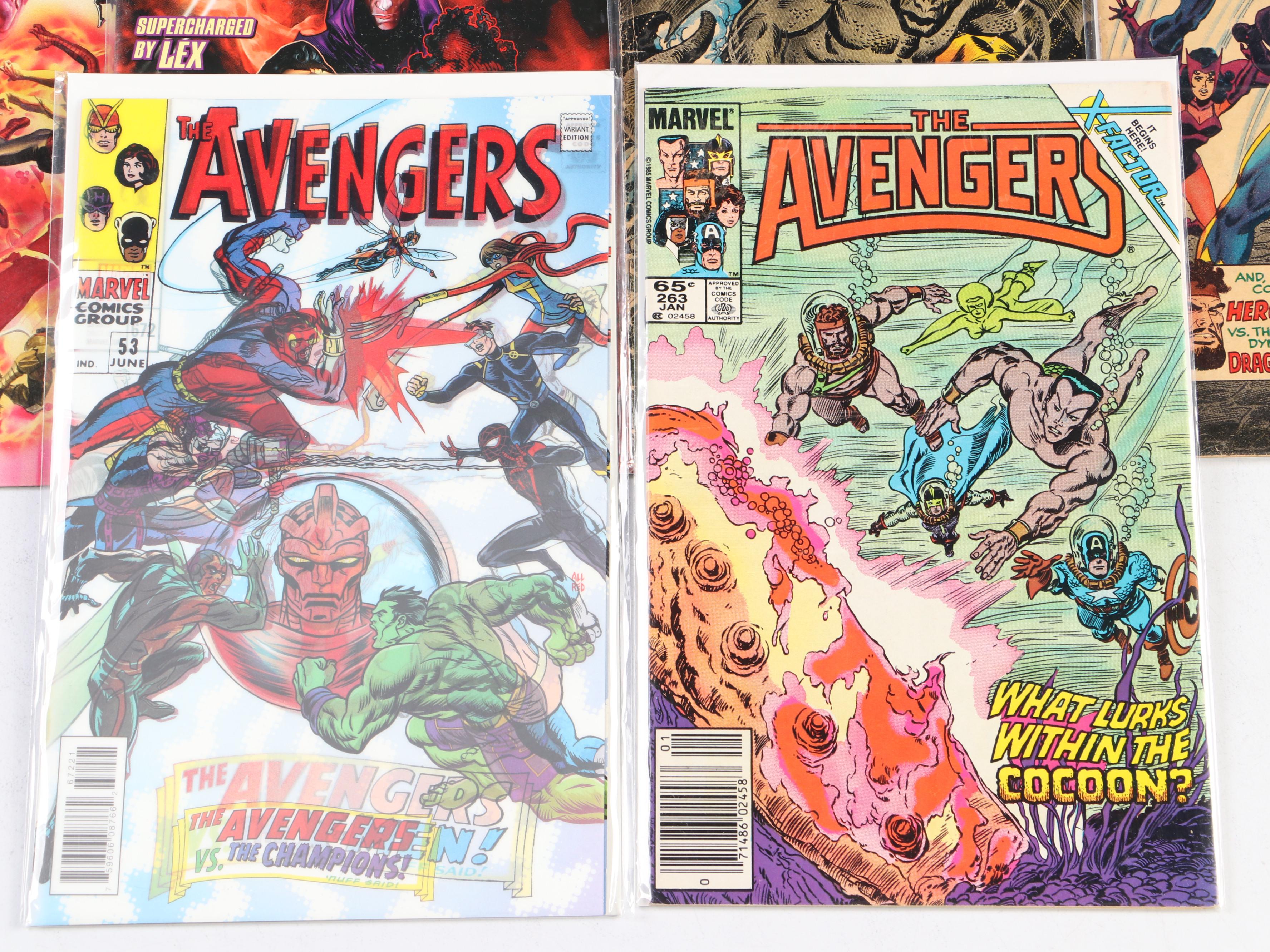 Silver-Modern Age Comic Books Featuring "The Avengers", "Batgirl", and More