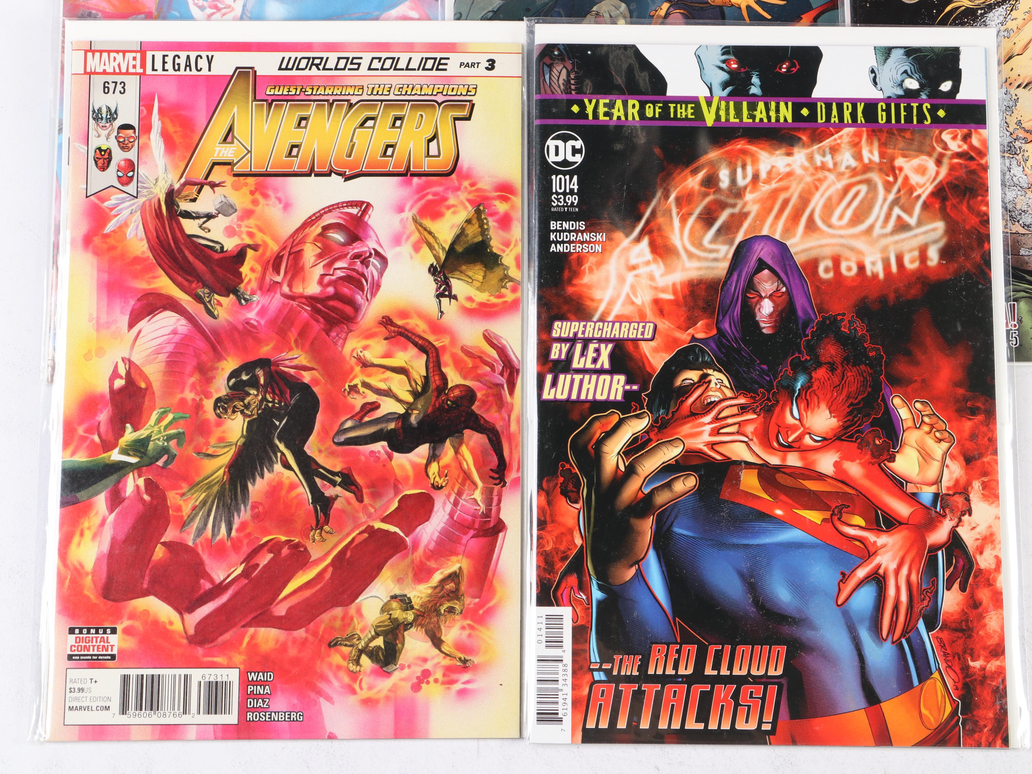 Silver-Modern Age Comic Books Featuring "The Avengers", "Batgirl", and More