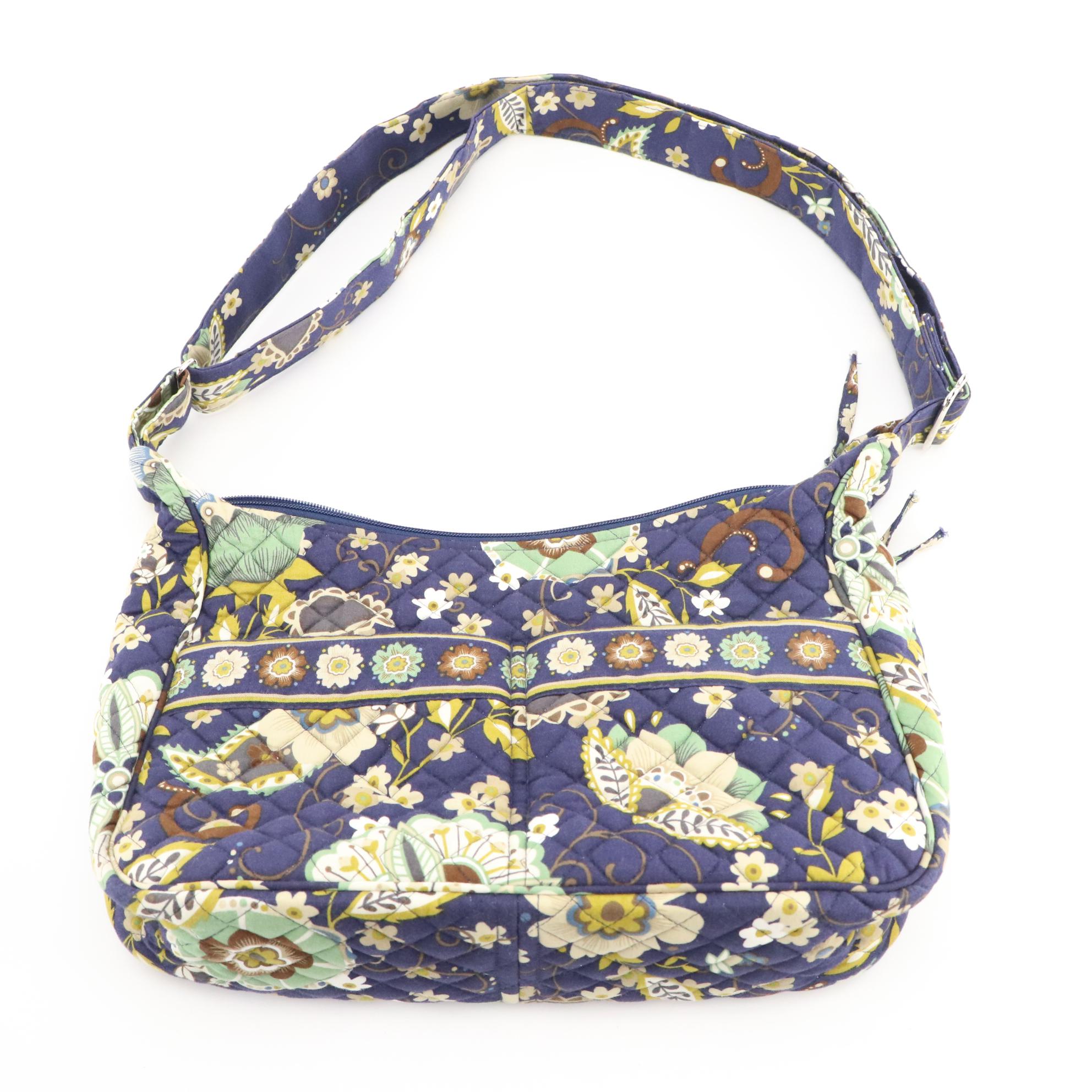 Stephanie Dawn and Maggi B Floral and Foliage Pattern Shoulder Bags