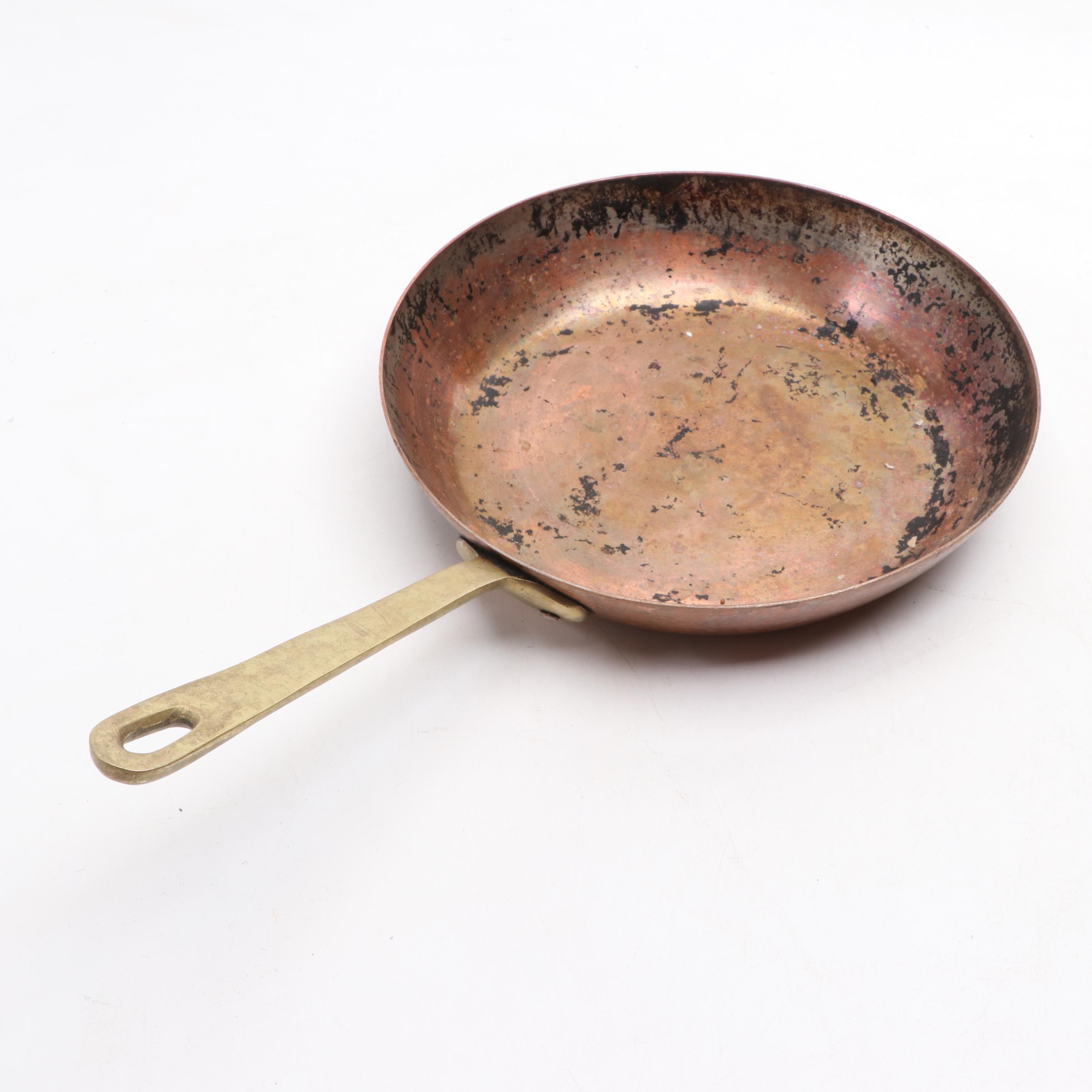 Portuguese Cataplana Pan with Other Copper and Brass Cookware