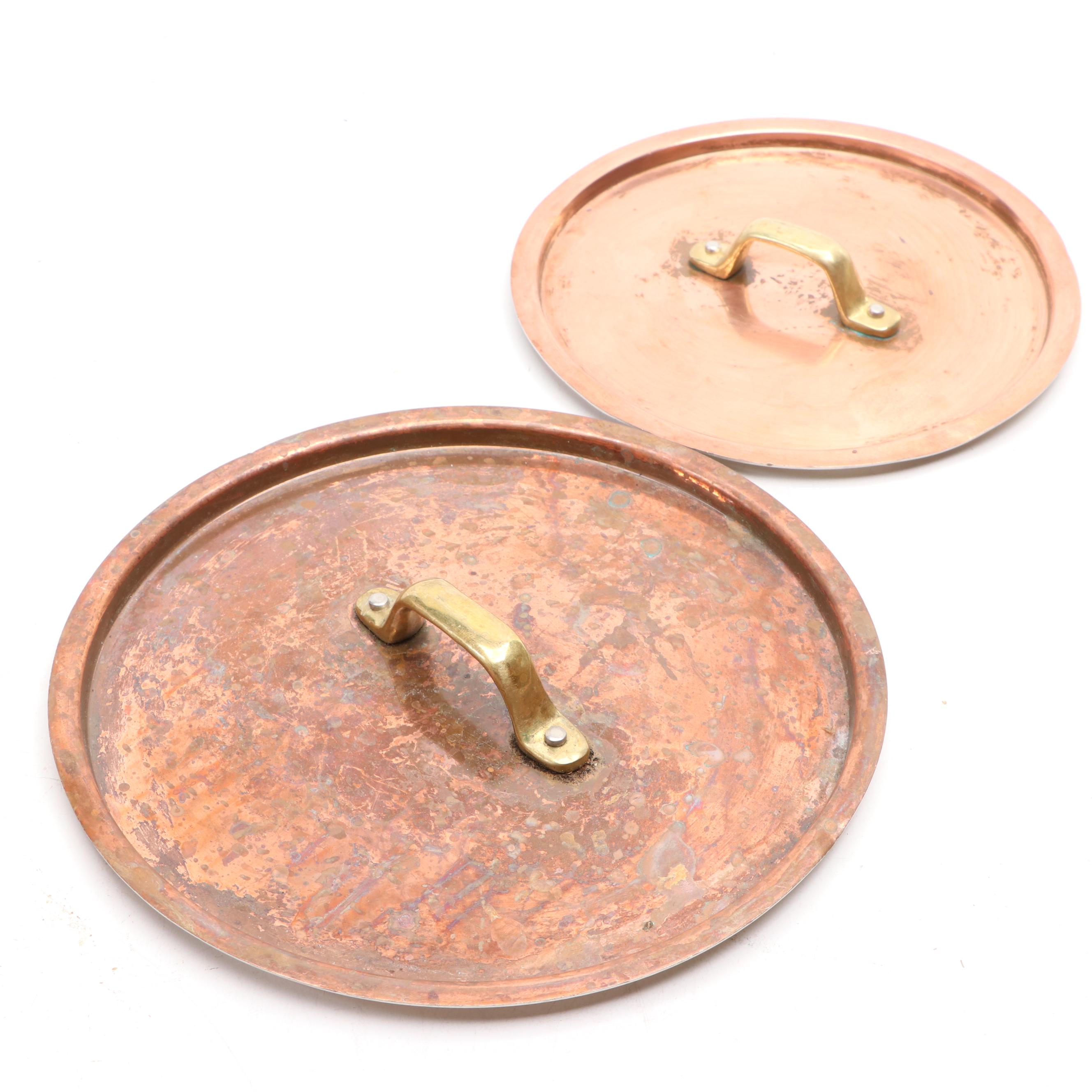 Portuguese Cataplana Pan with Other Copper and Brass Cookware