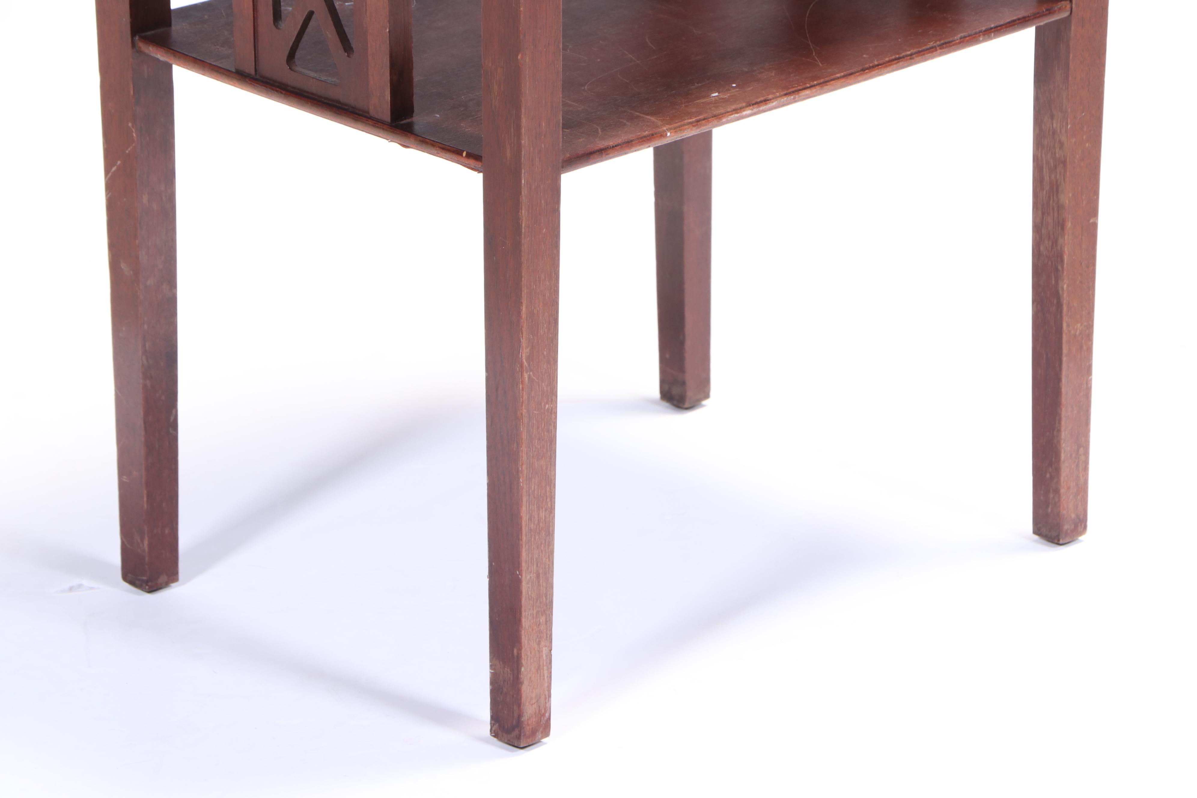 Neoclassical Style Mahogany Telephone Table