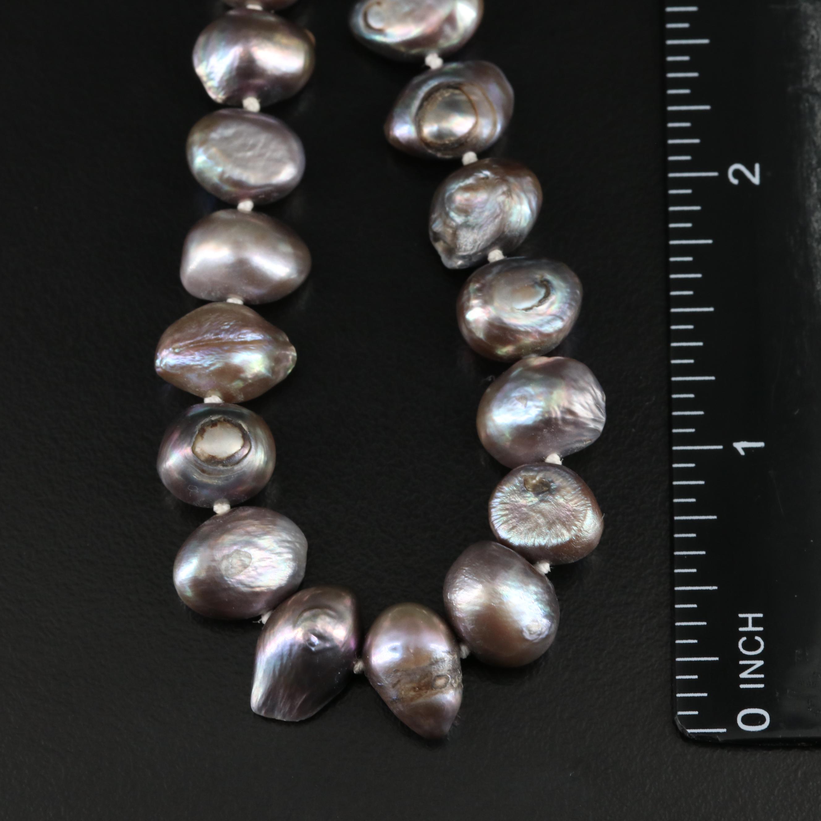 Pearl Rope Length Necklace