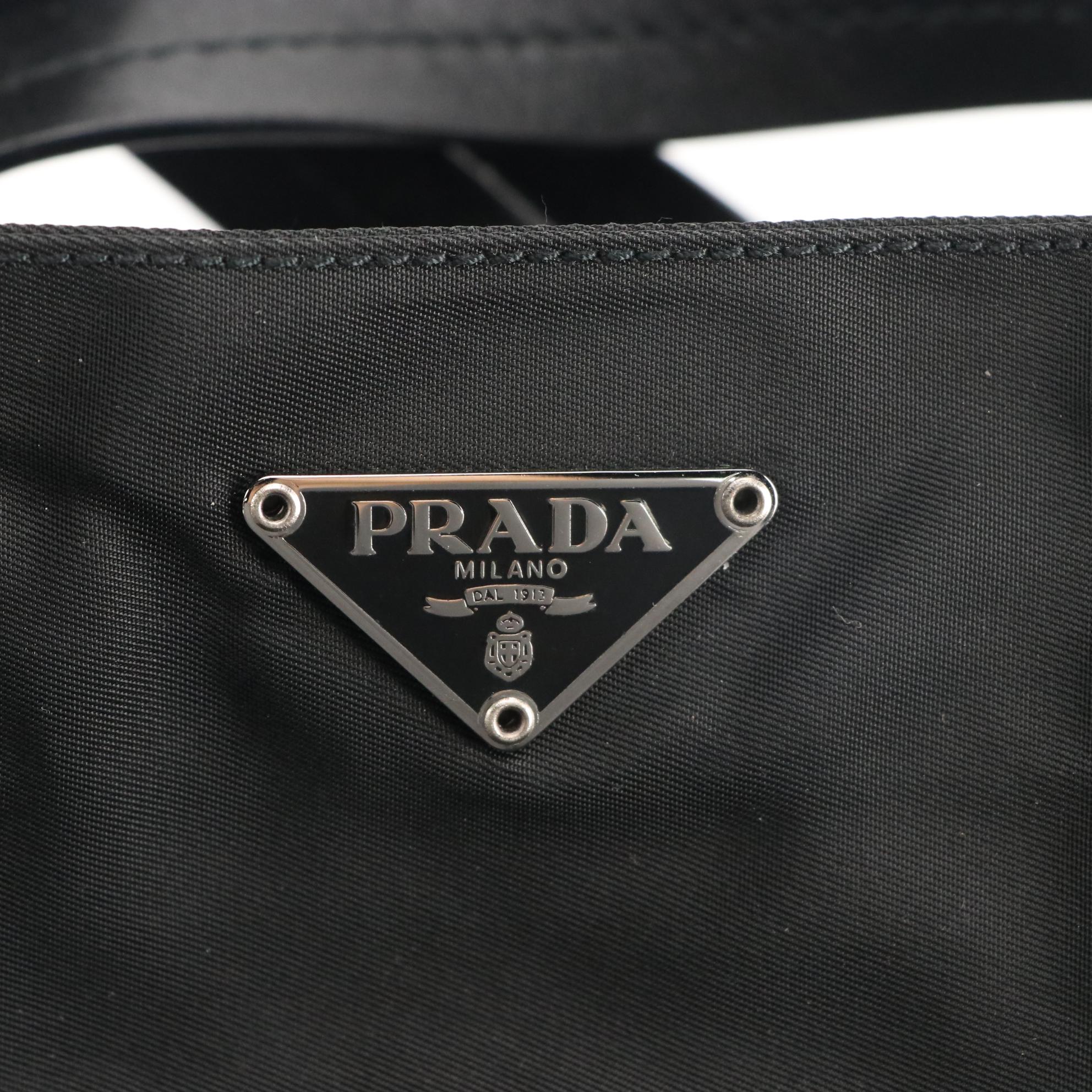 Prada Tote Bag in Black Tessuto Nylon