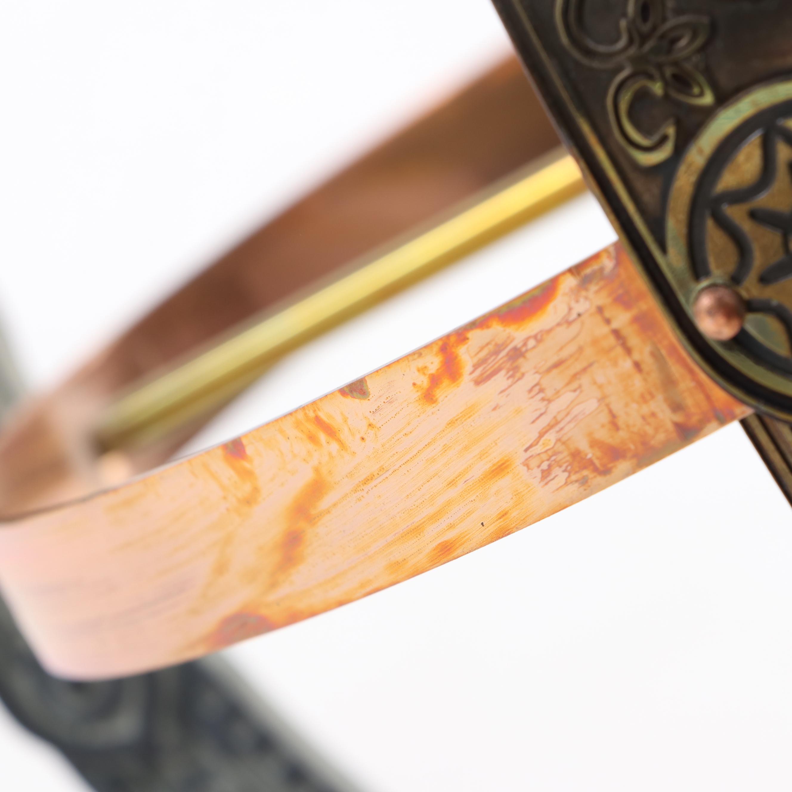 Virginia Metalcrafters Copper and Cast Metal Armillary Sphere Sundial, 1997