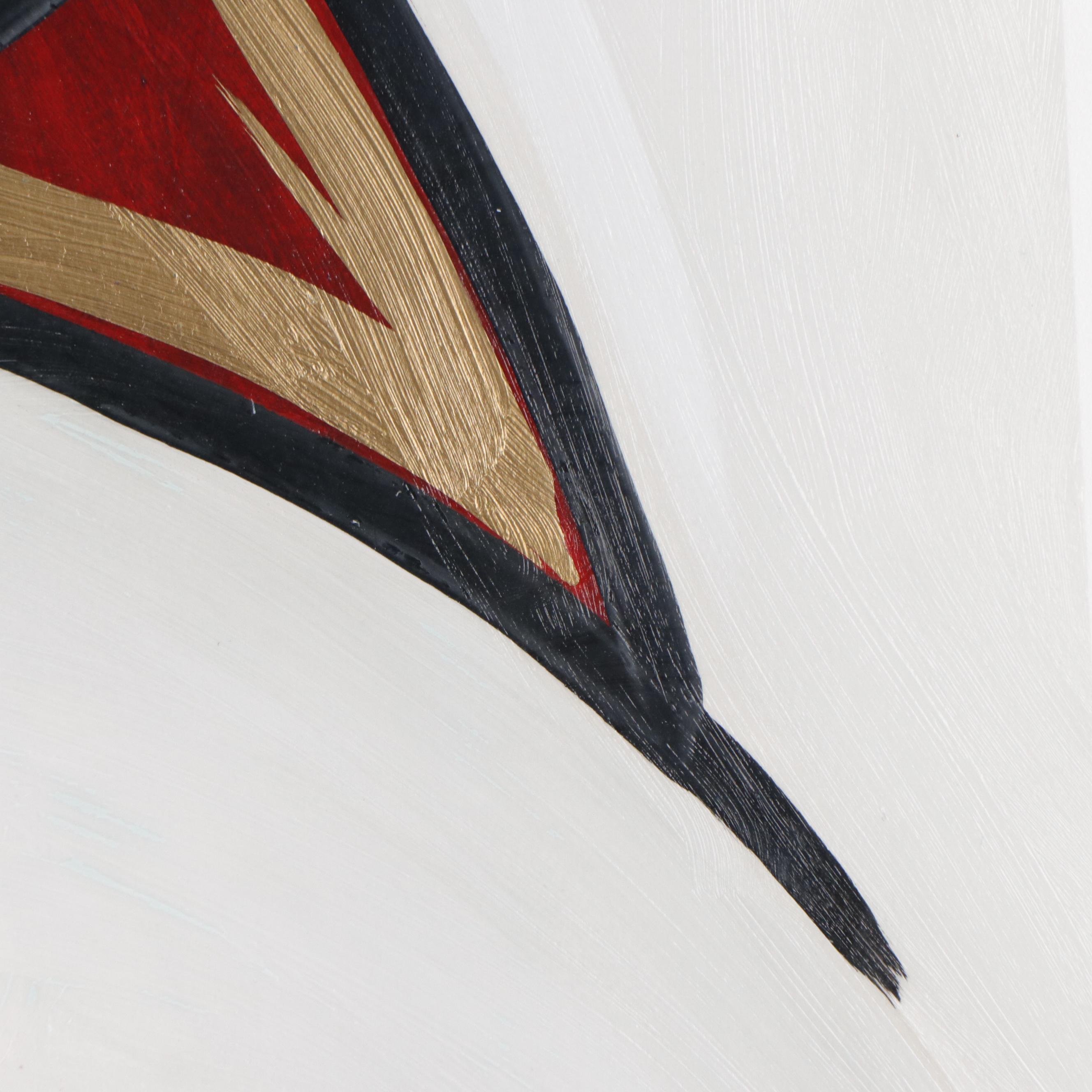 Abstract Expresionistic Style Monoprint "Evolution," 1998