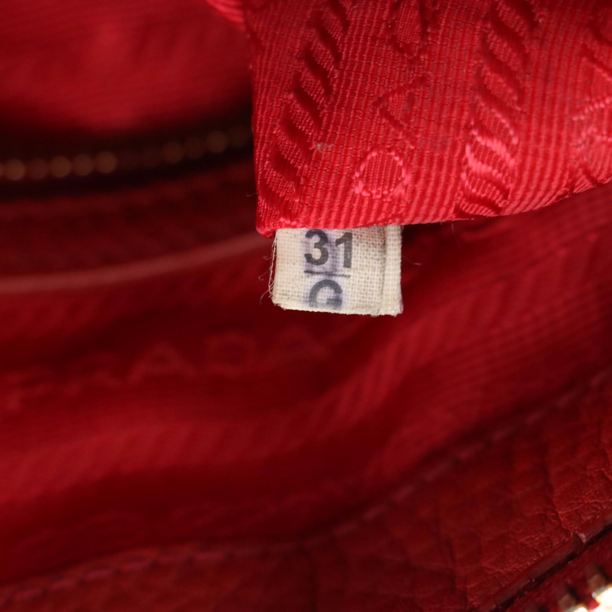 Prada Two-Way Top Handle Bag BL0778 in Vitello Daino Leather