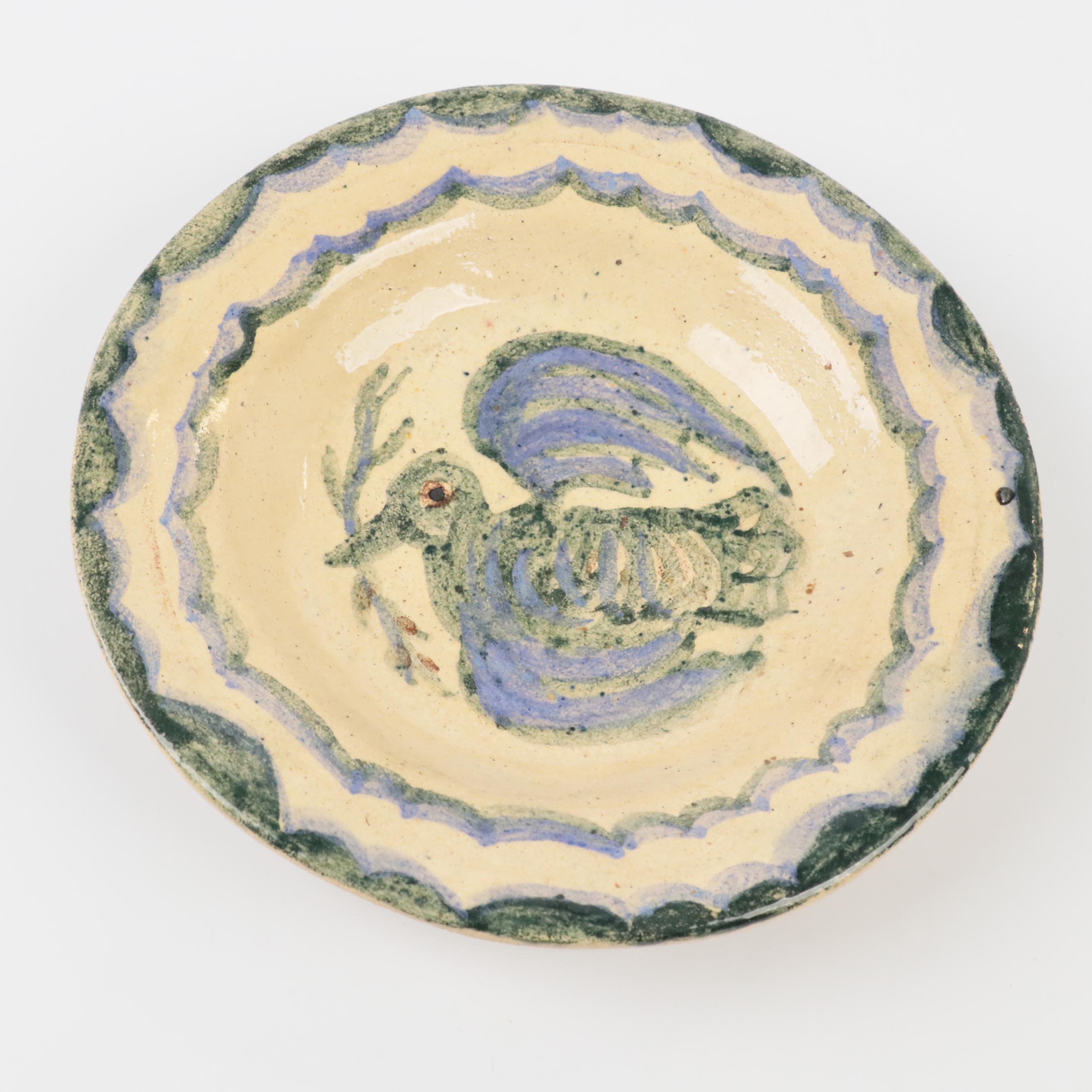 Signed Art Pottery Bowl, 1928