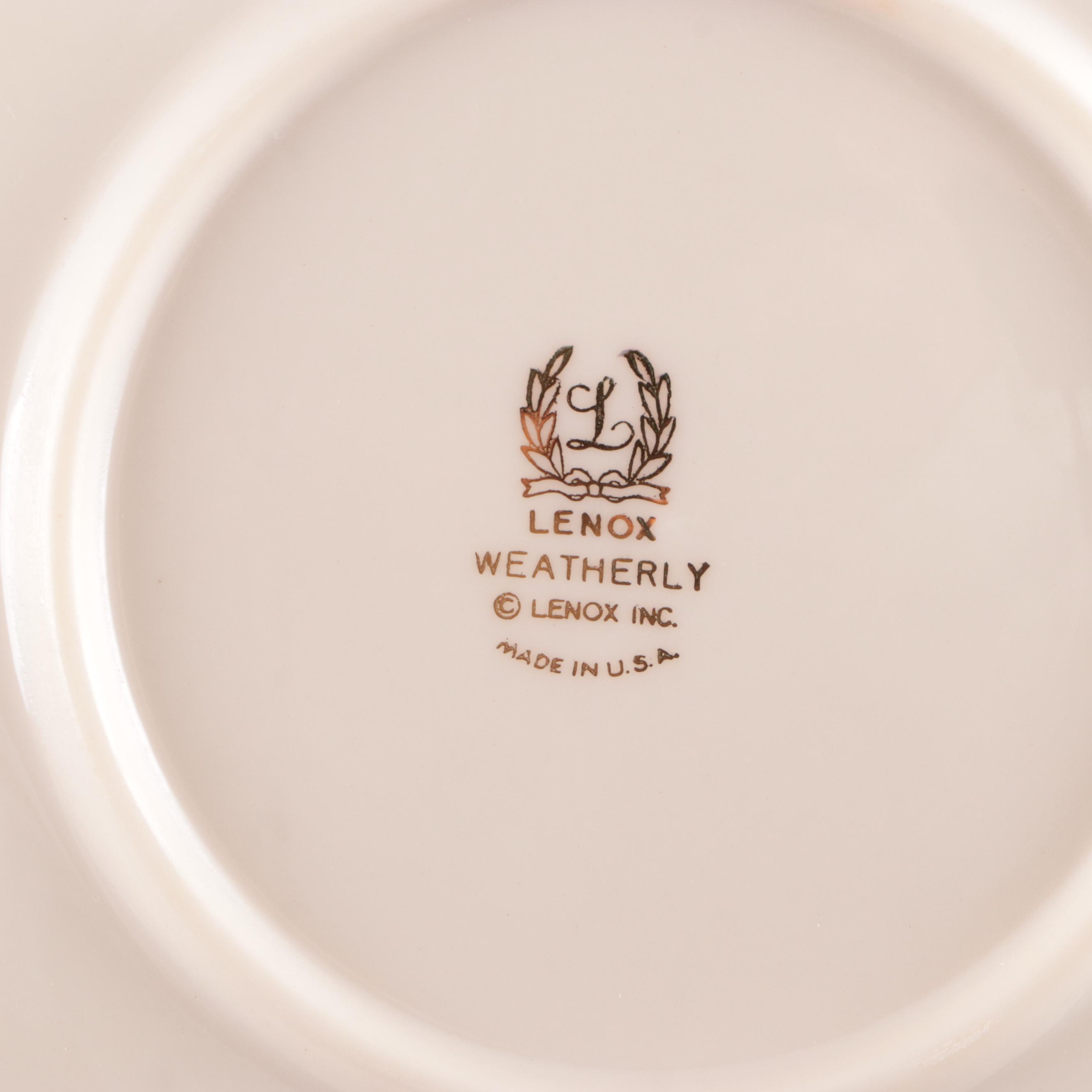Lenox "Weatherly" Bone China Dinnerware and More