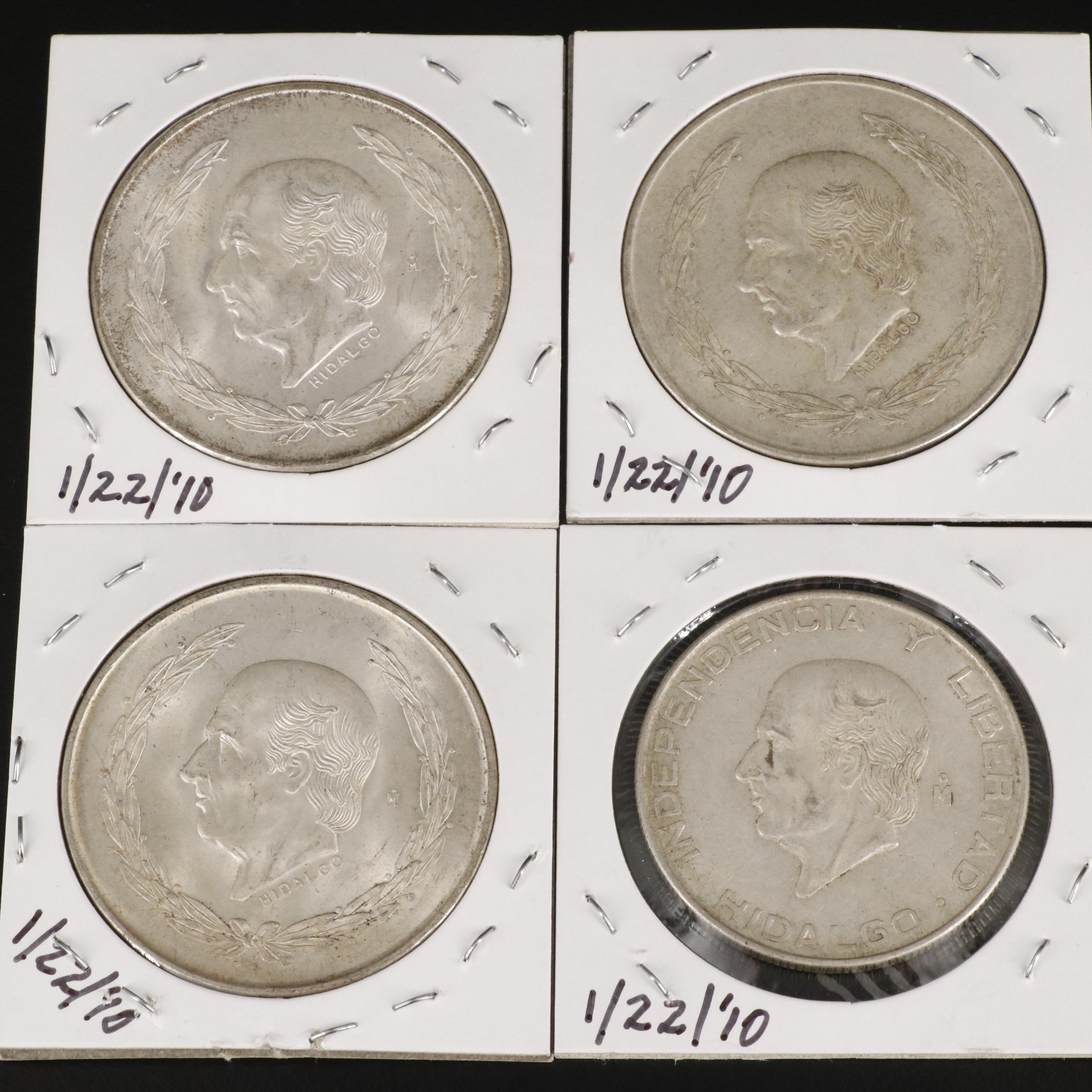 Collection of Ten Mexican Silver Coins