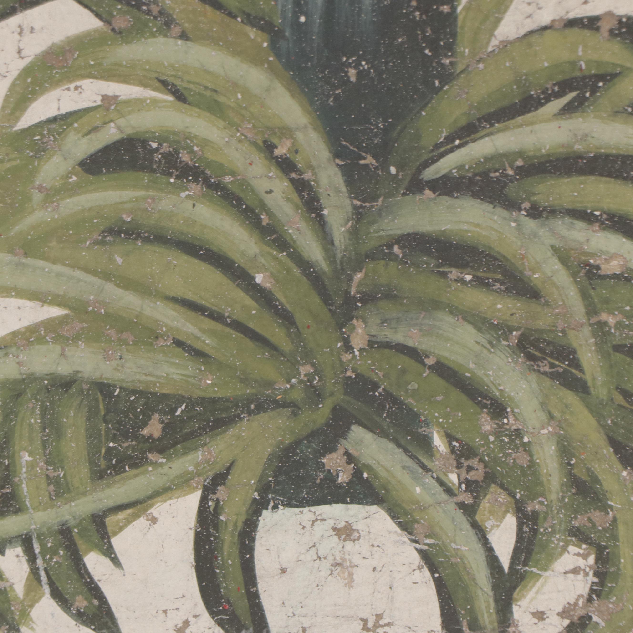 Botanical Oil Painting of Flowers