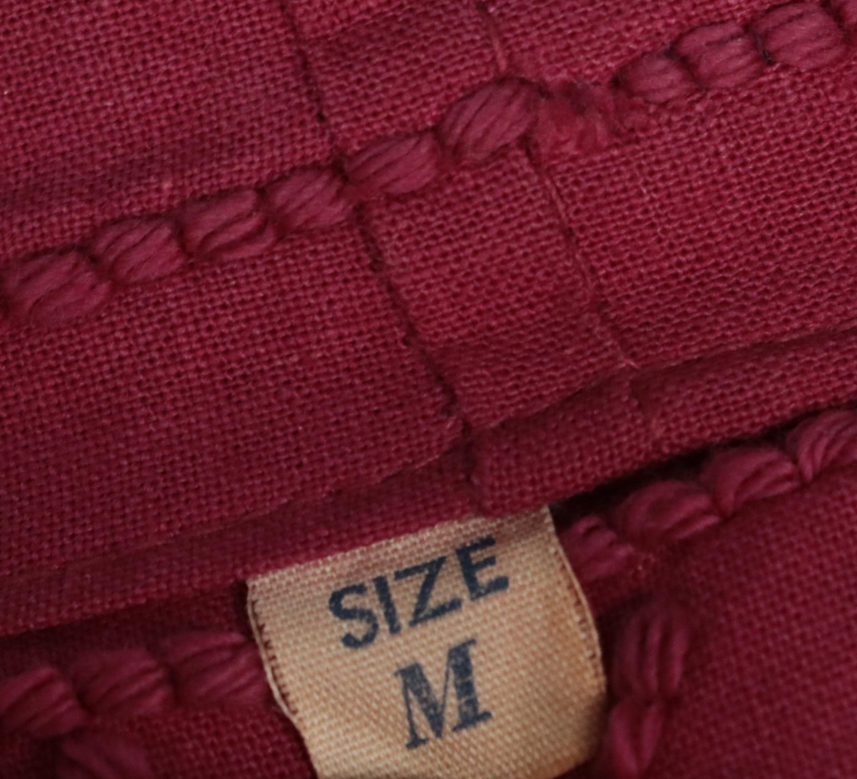 Cotton Chenille Wrap Robe, Mid-20th Century