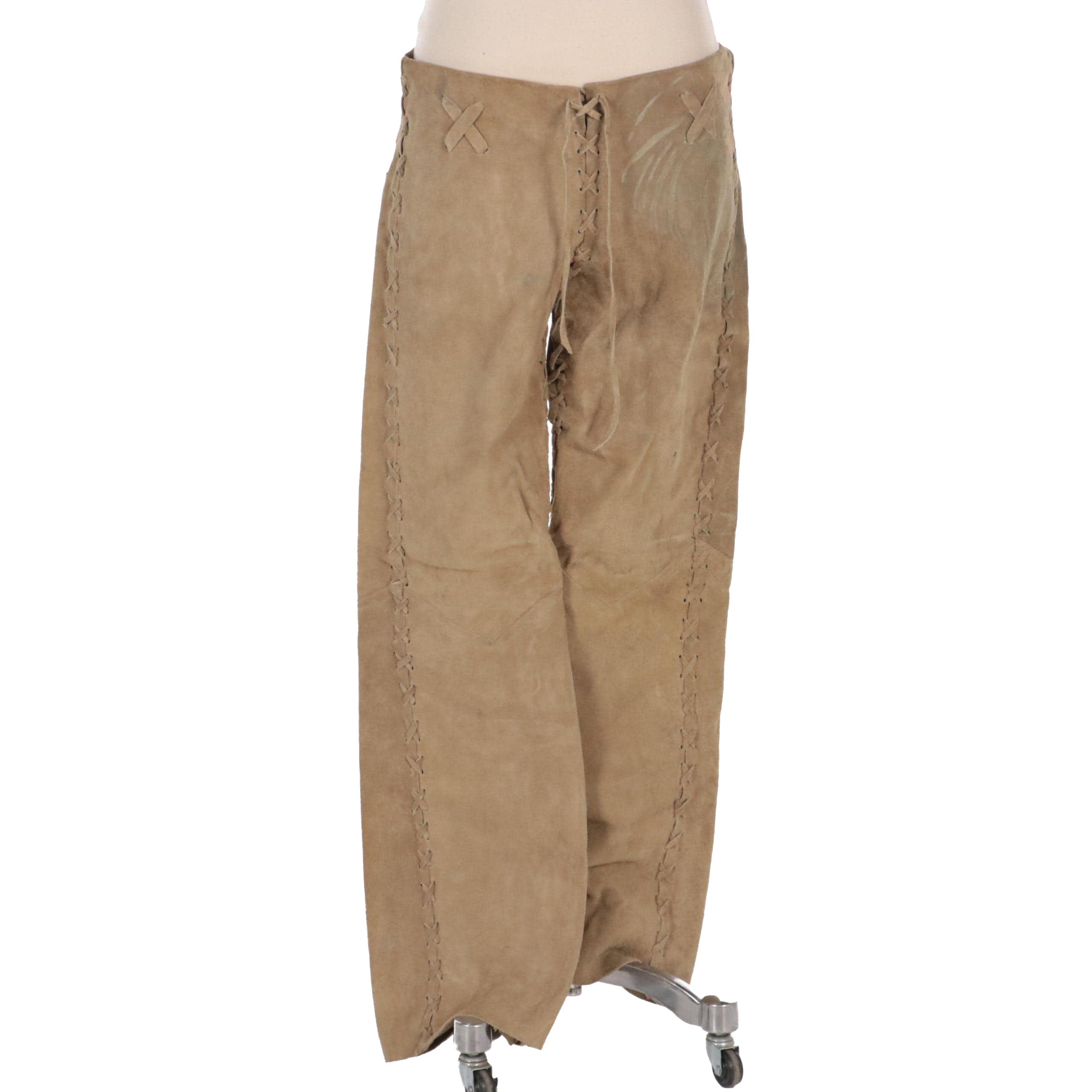 Men's Handcrafted Buckskin Pants