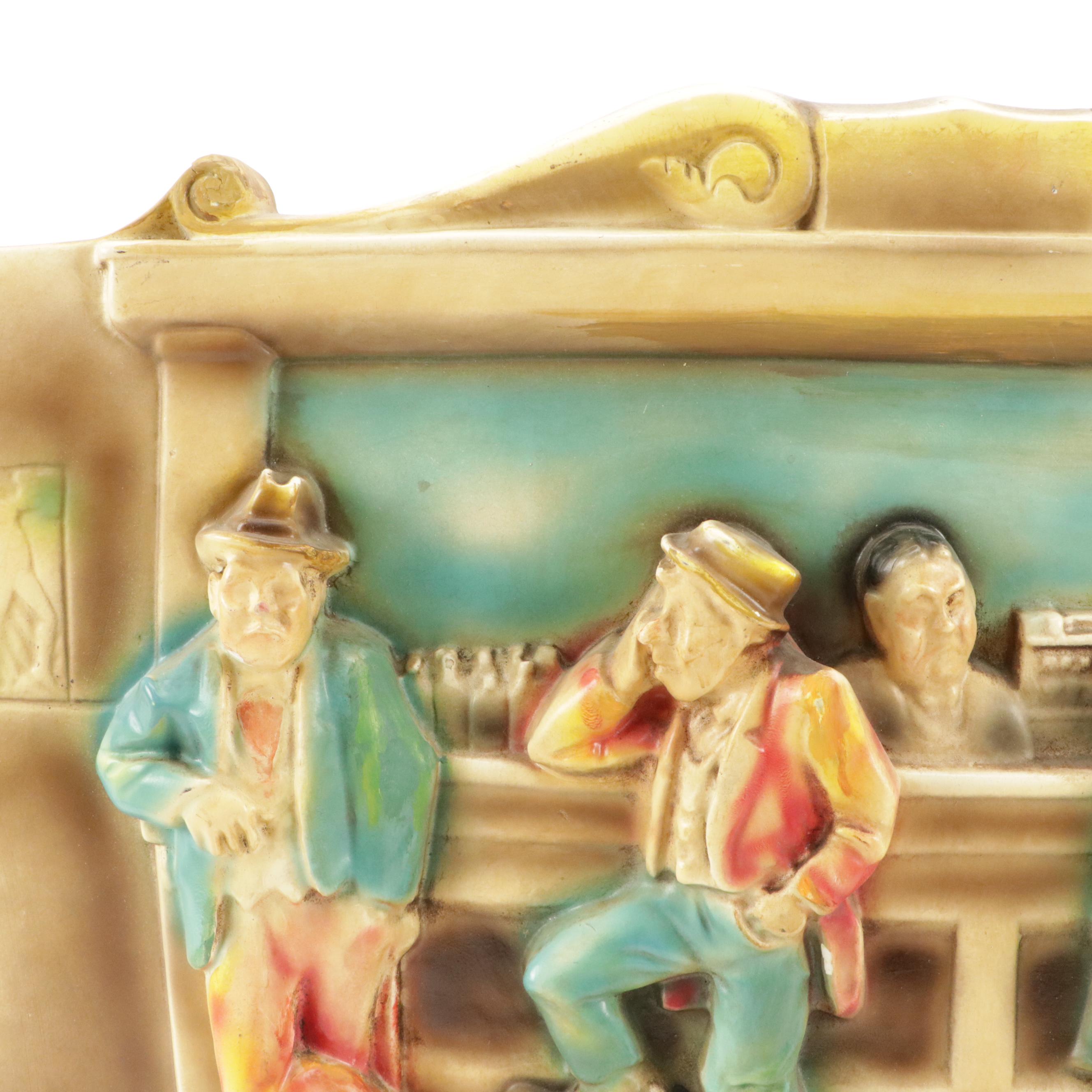 Coca-Cola Reverse Painted Mirror Advertisement with Other Hanging Wall Décor