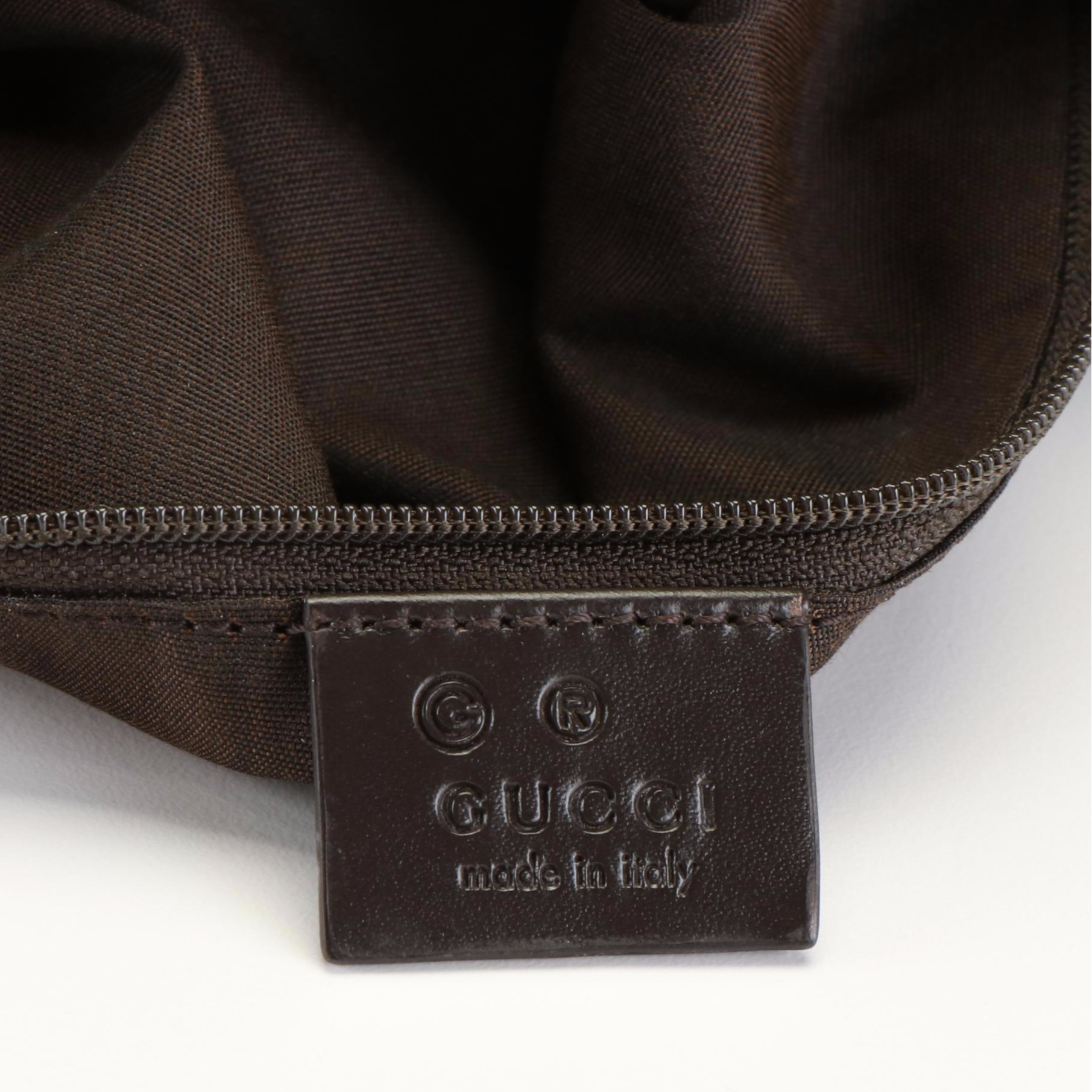 Gucci Large Hobo Bag in Brown GG Nylon Canvas