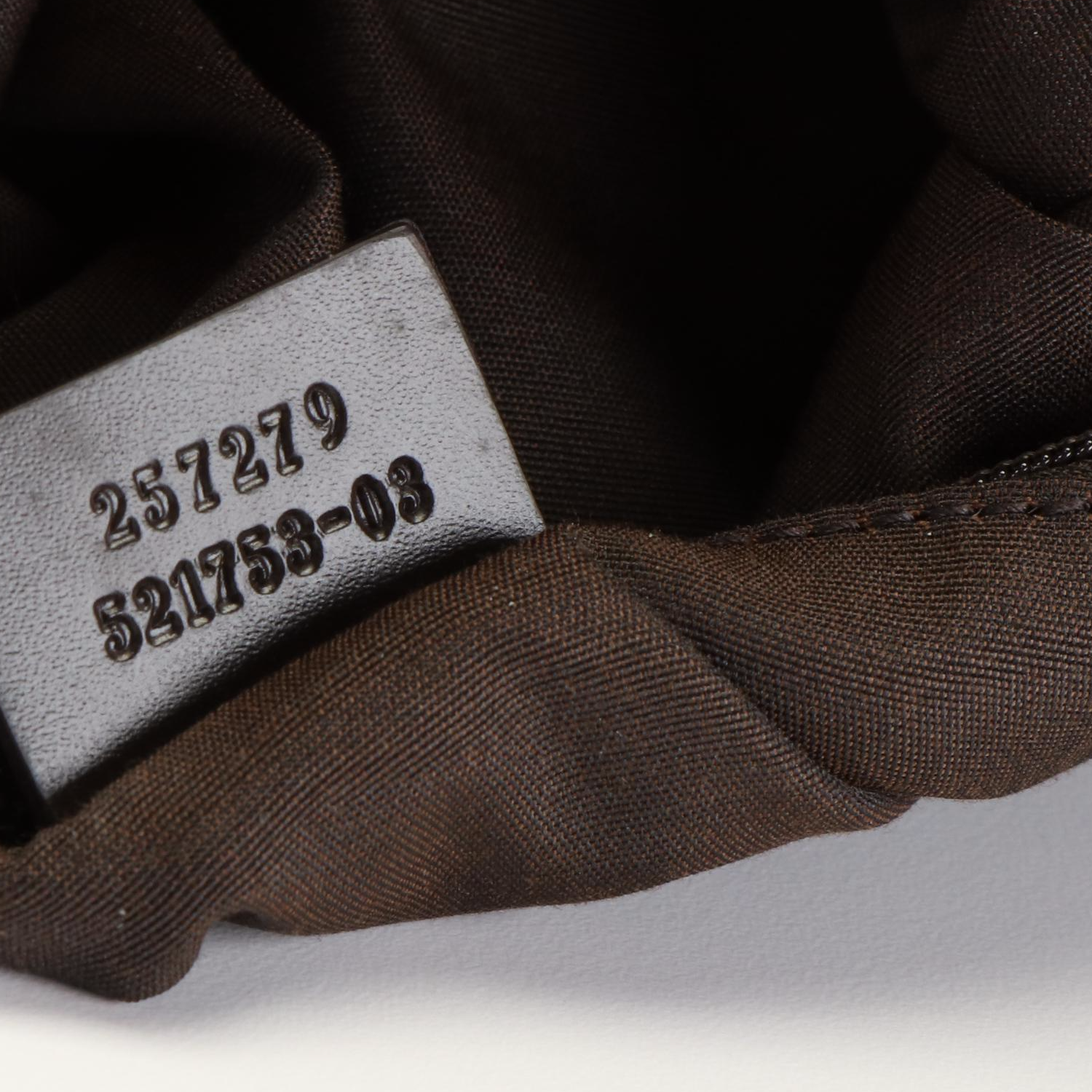 Gucci Large Hobo Bag in Brown GG Nylon Canvas