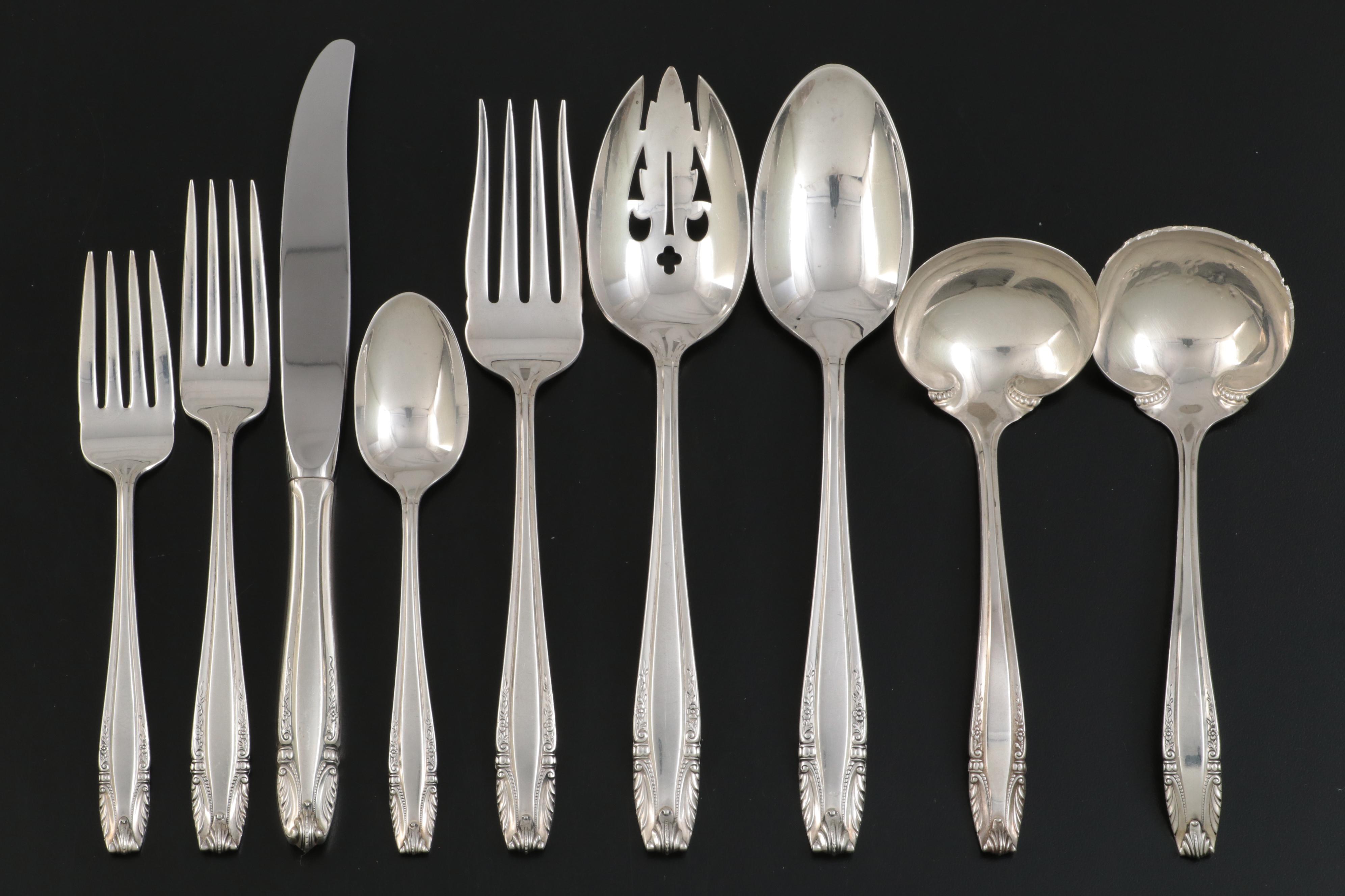 Wallace "Stradivari" Sterling Silver Flatware and Serving Utensils, 1973-2009