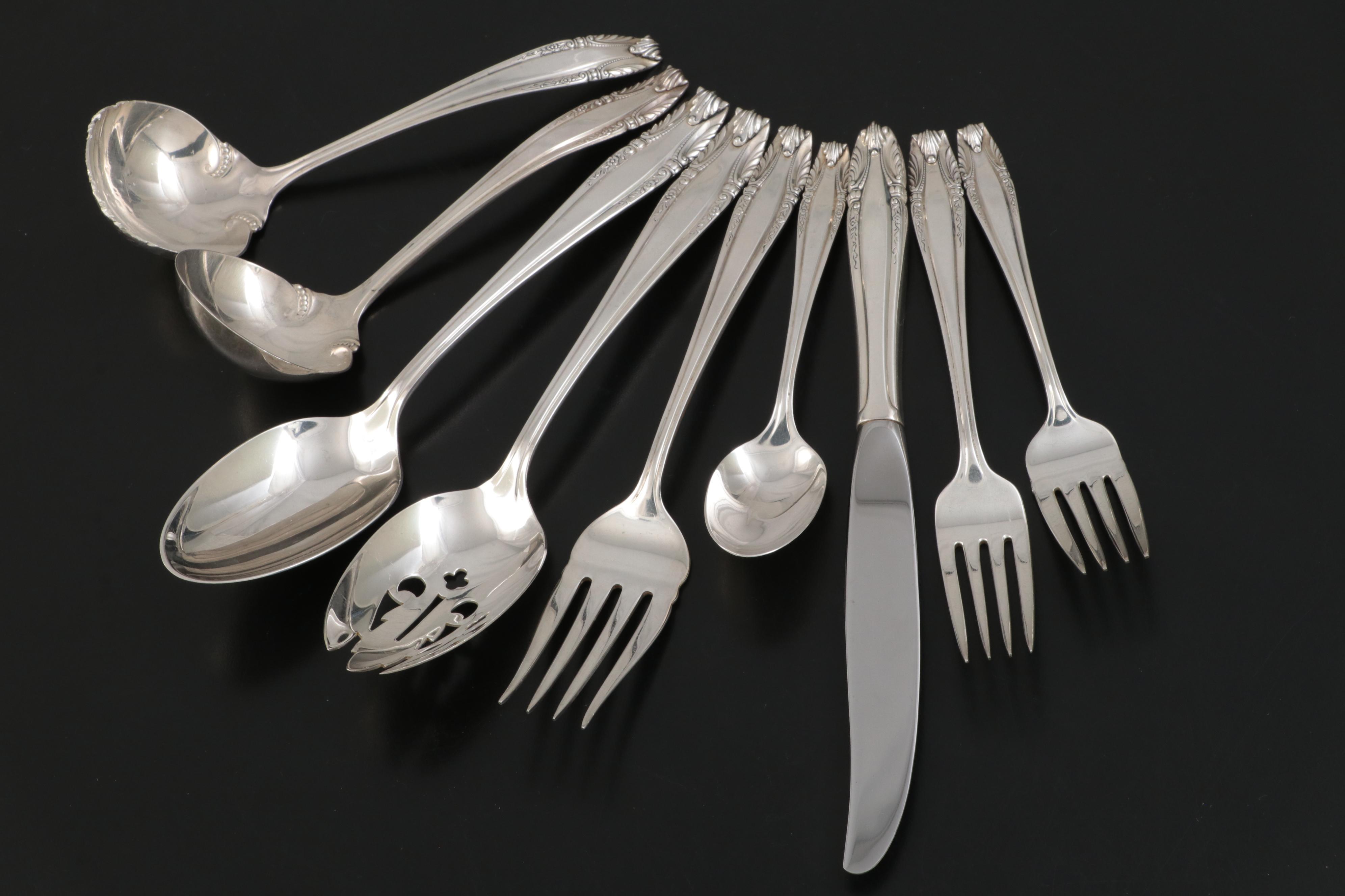 Wallace "Stradivari" Sterling Silver Flatware and Serving Utensils, 1973-2009