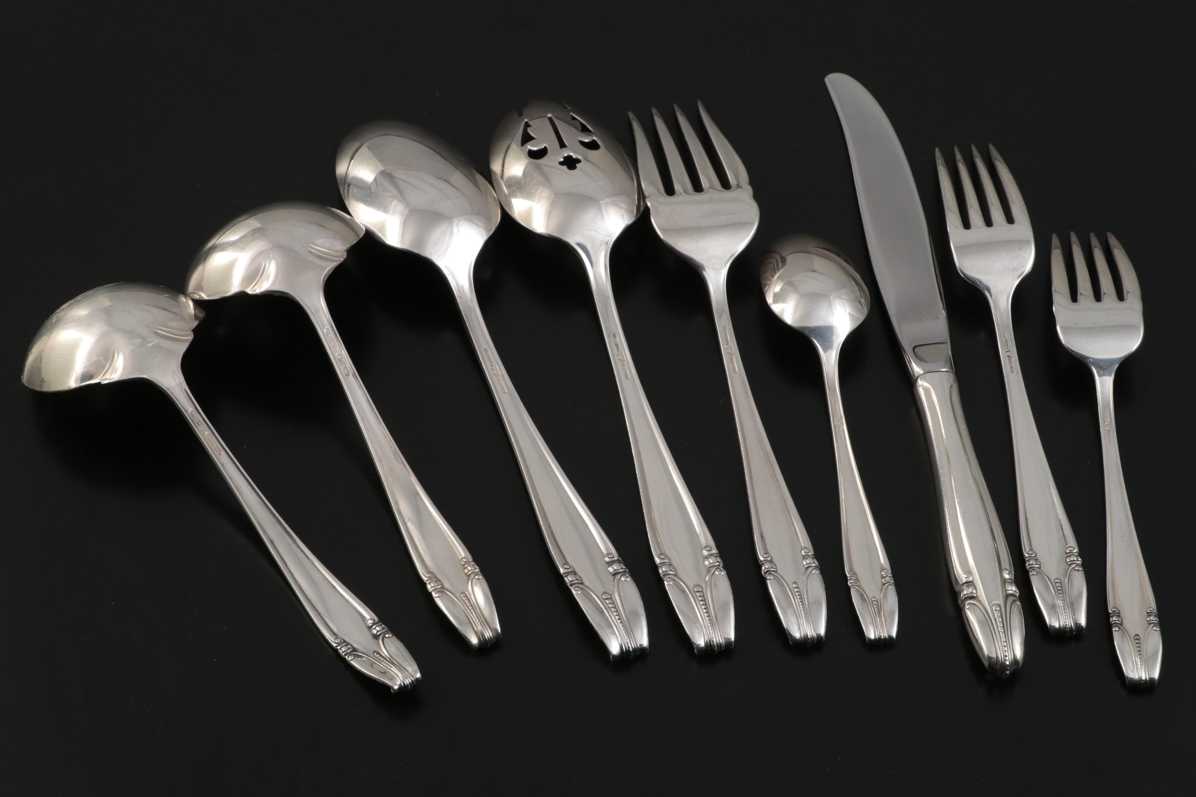Wallace "Stradivari" Sterling Silver Flatware and Serving Utensils, 1973-2009