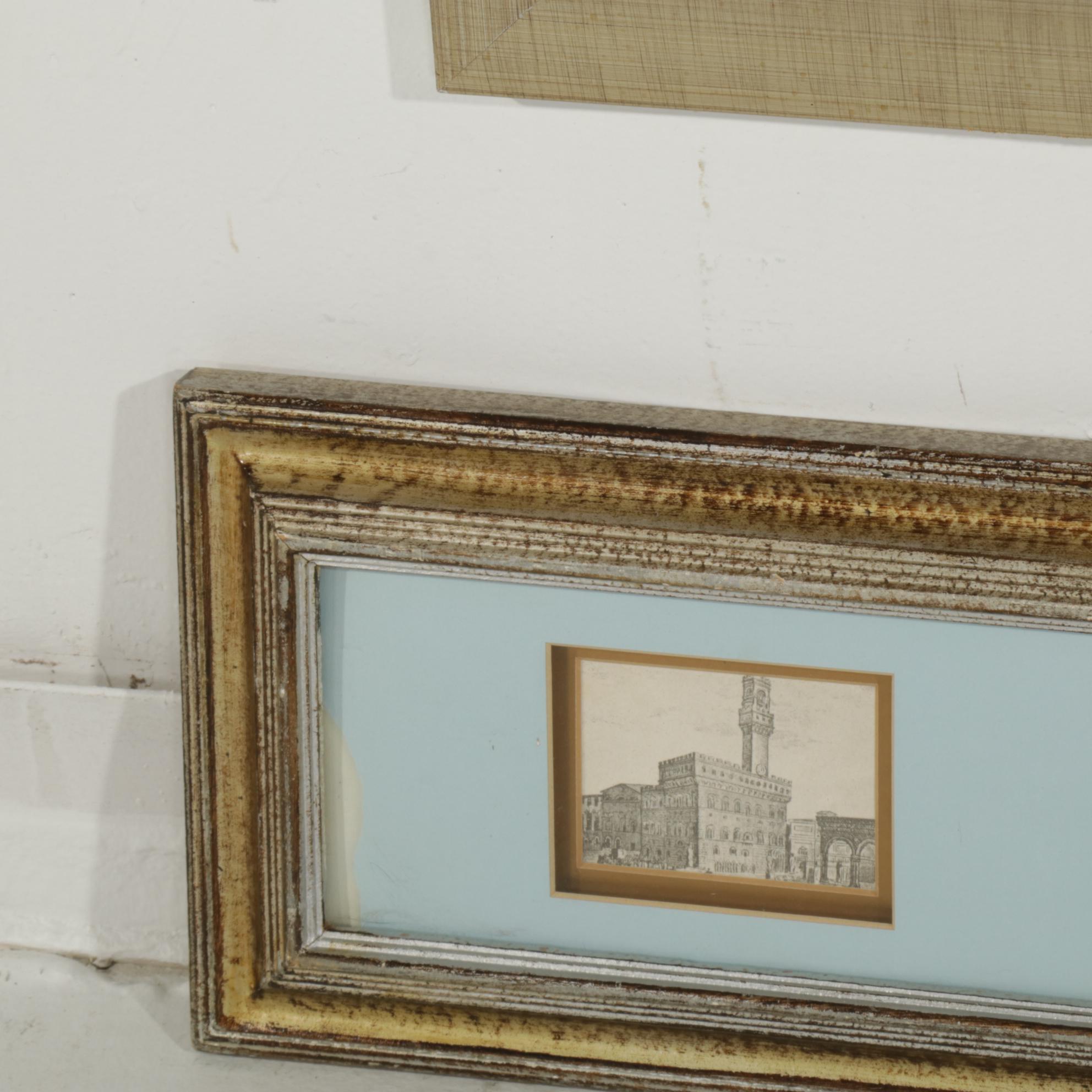 Digital Map Print Of State of Ohio and Italian Landmarks, 21st Century