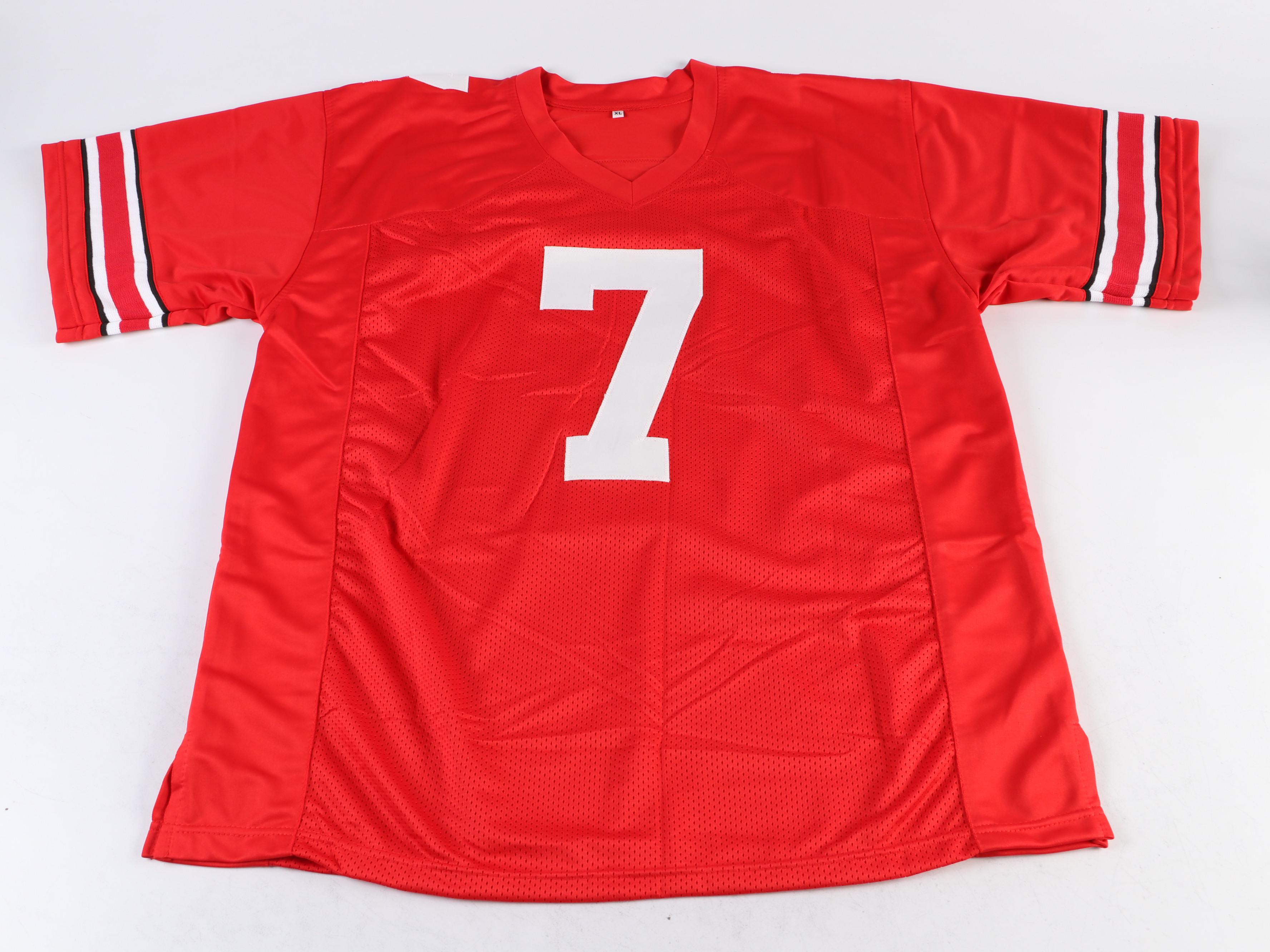 CJ Stroud Signed Ohio State Buckeyes Stitched Football Jersey