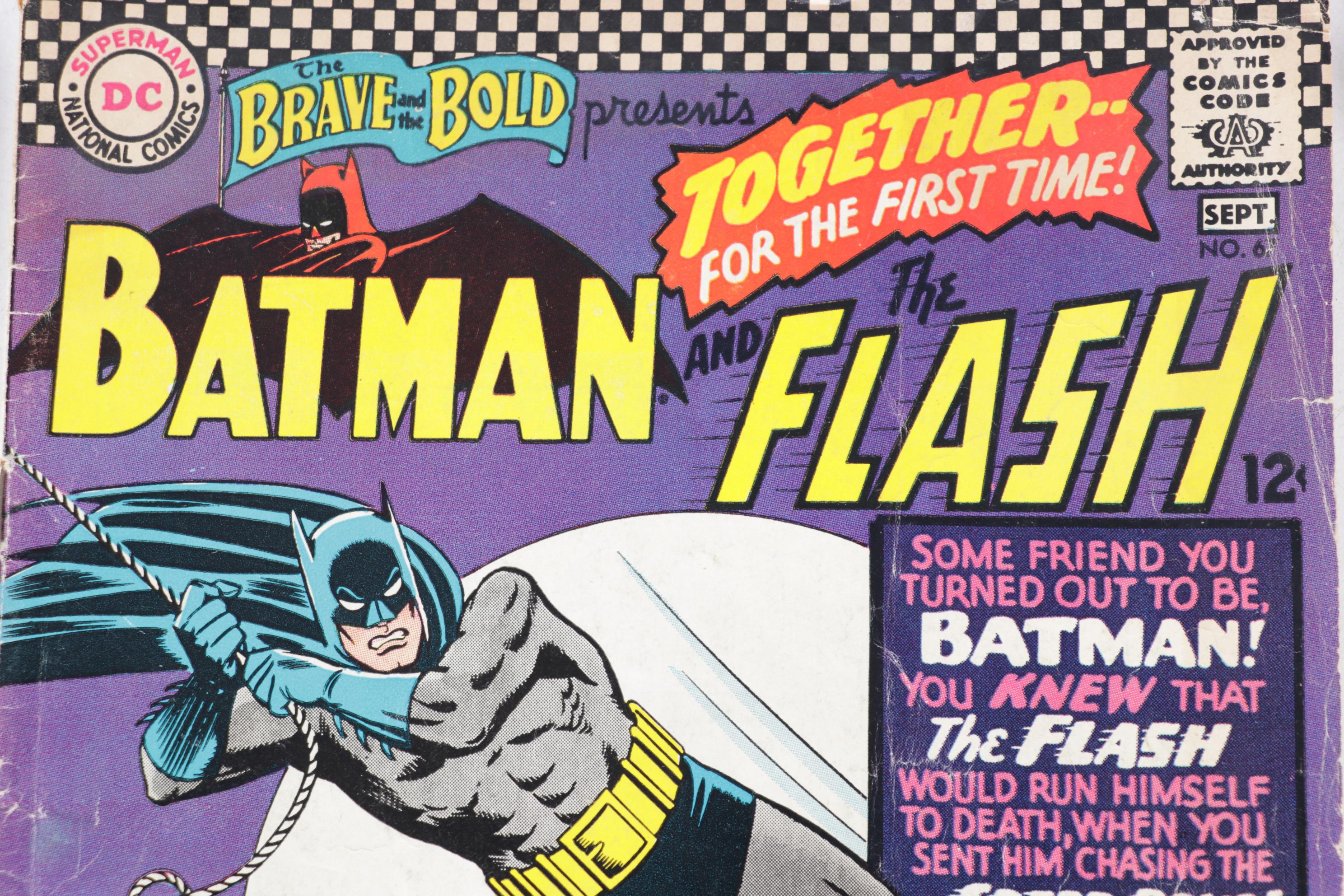 Silver Age DC Comics Batman Including "Batman and The Flash" #67 and More Comics