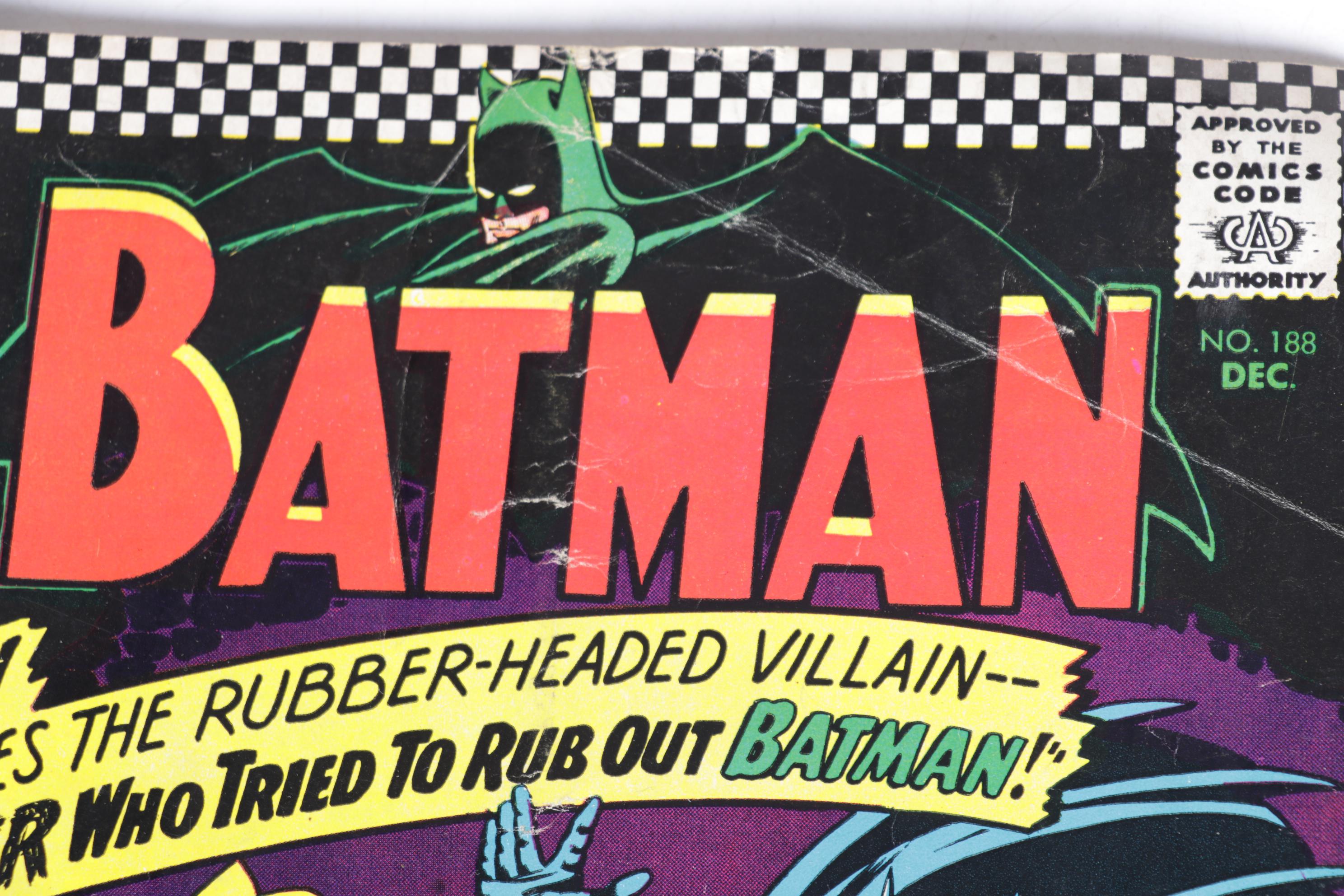 Silver Age DC Comics Batman Including "Batman and The Flash" #67 and More Comics