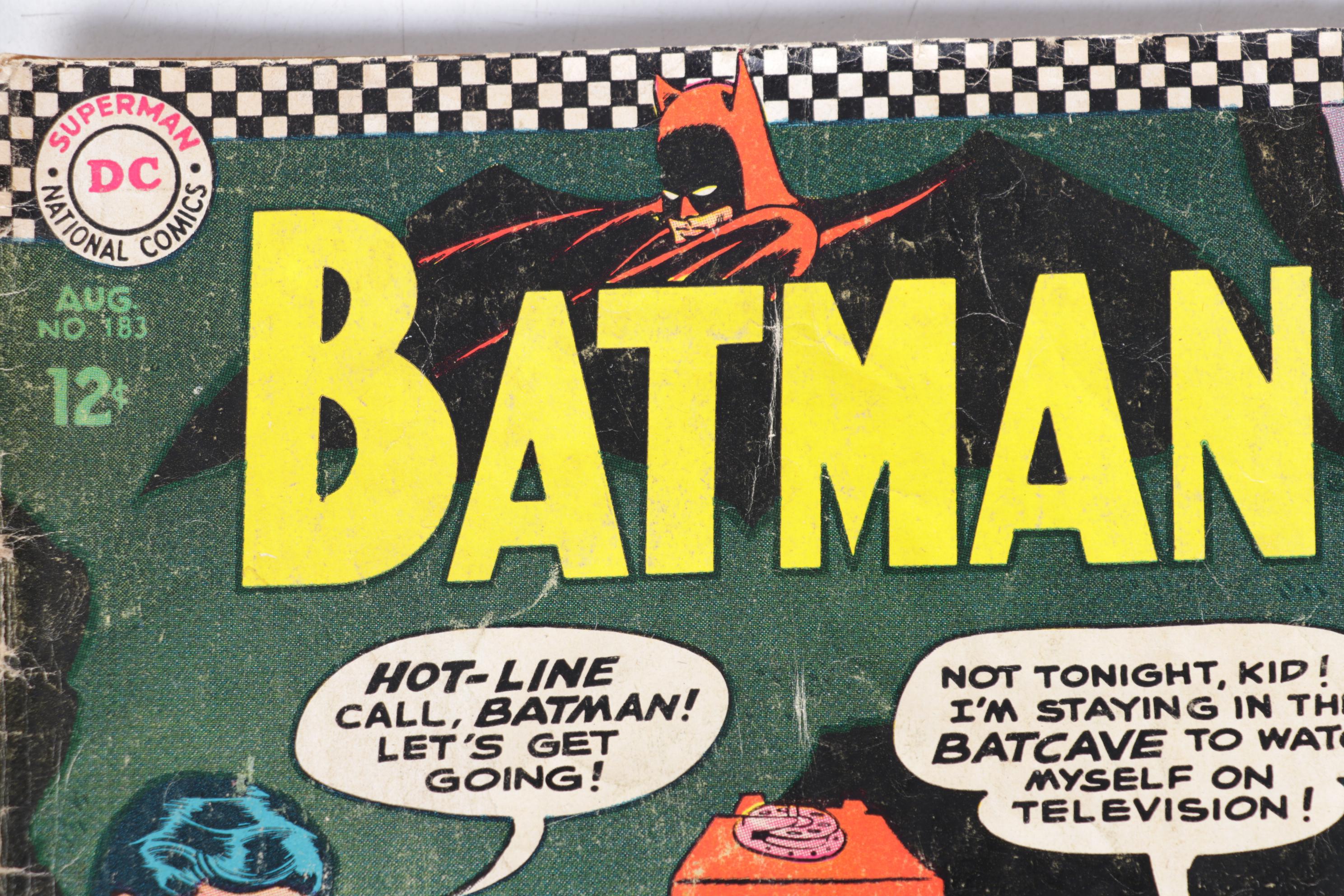 Silver Age DC Comics Batman Including "Batman and The Flash" #67 and More Comics